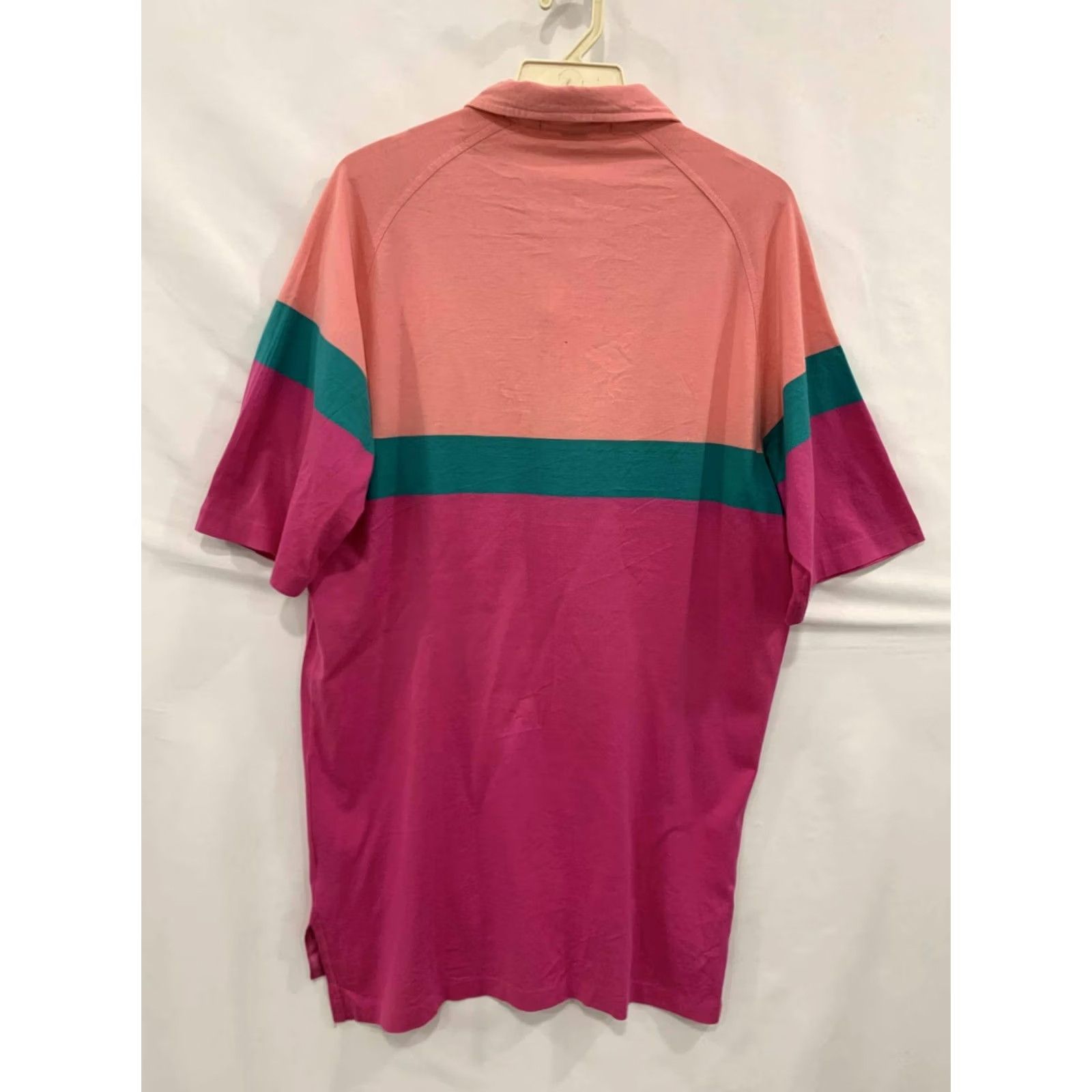 Ralph Lauren Polo Ralph Lauren Polo Shirt Colorblock Pink Green Purple M Mens Short Sleeve 100% Cotton Size US M / EU 48-50 / 2 - 2 Thumbnail
