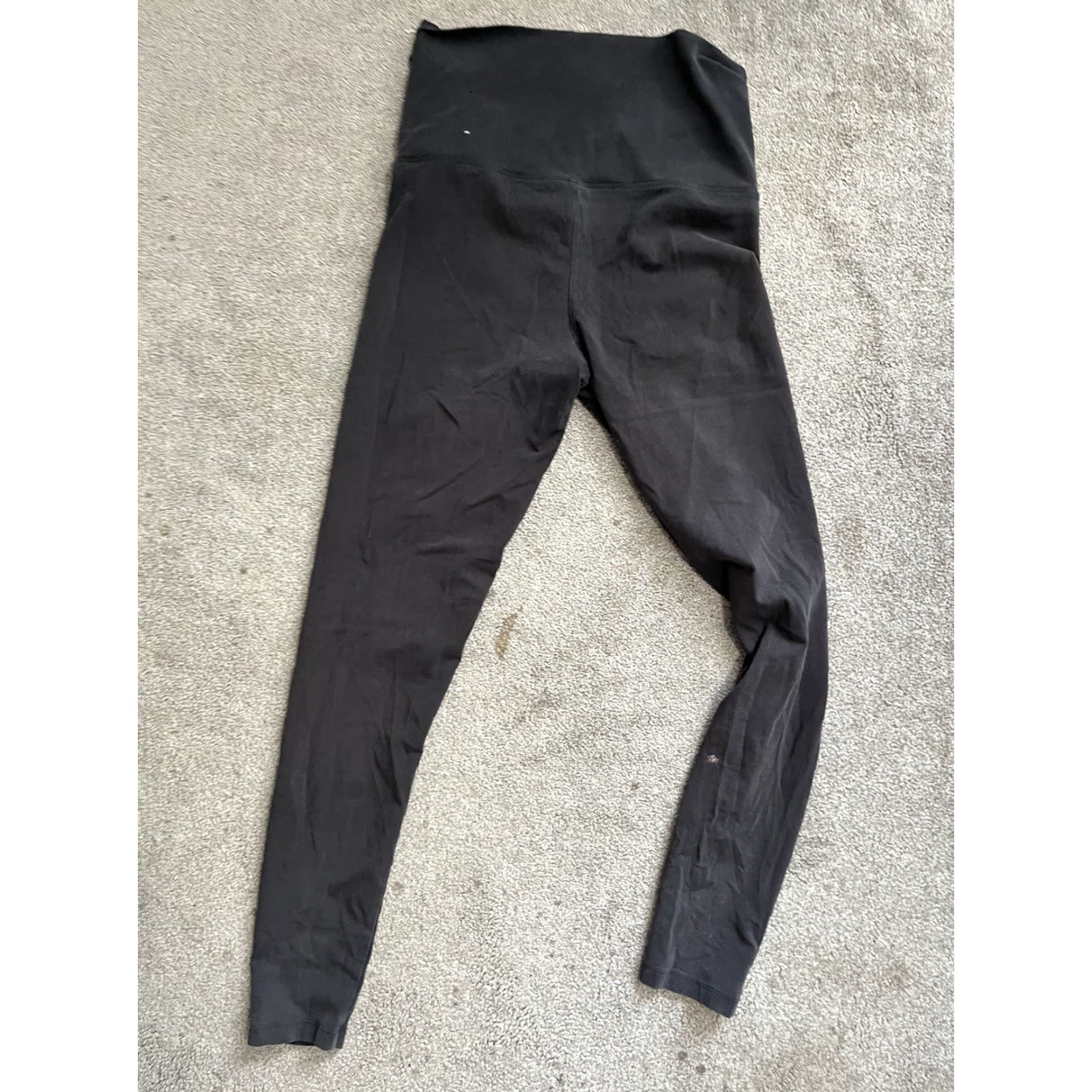 Victoria's Secret Victoria's Secret Pink Leggings Women’s Small Black Solid Foldover Waist Ankle Gym Yoga Easy Care 27.5in Inseam Size 28" / US 6 / IT 42 - 3 Thumbnail