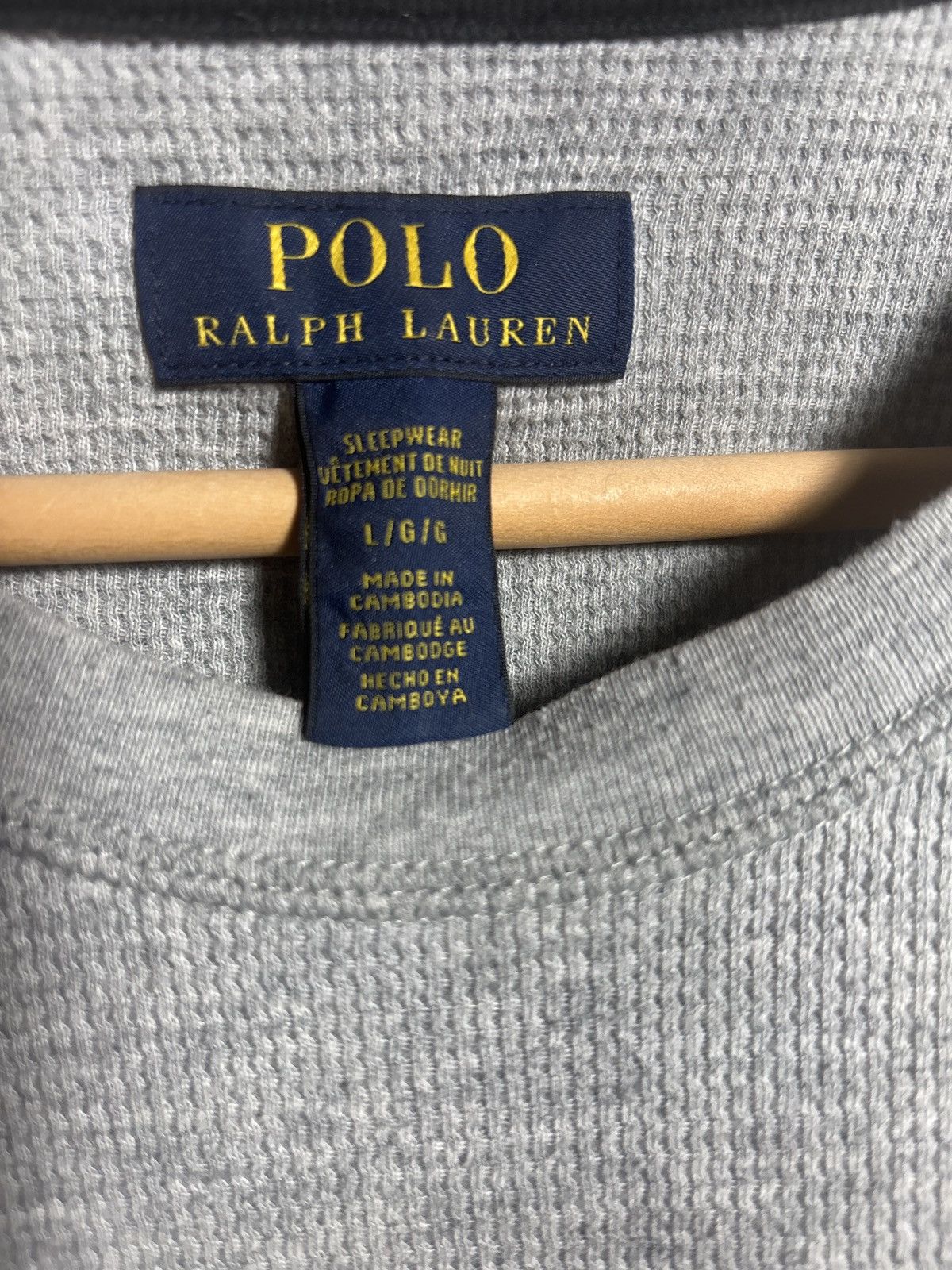 Polo Ralph Lauren Polo Ralph Lauren men’s large thermal waffle knit shirt. Size US L / EU 52-54 / 3 - 2 Thumbnail