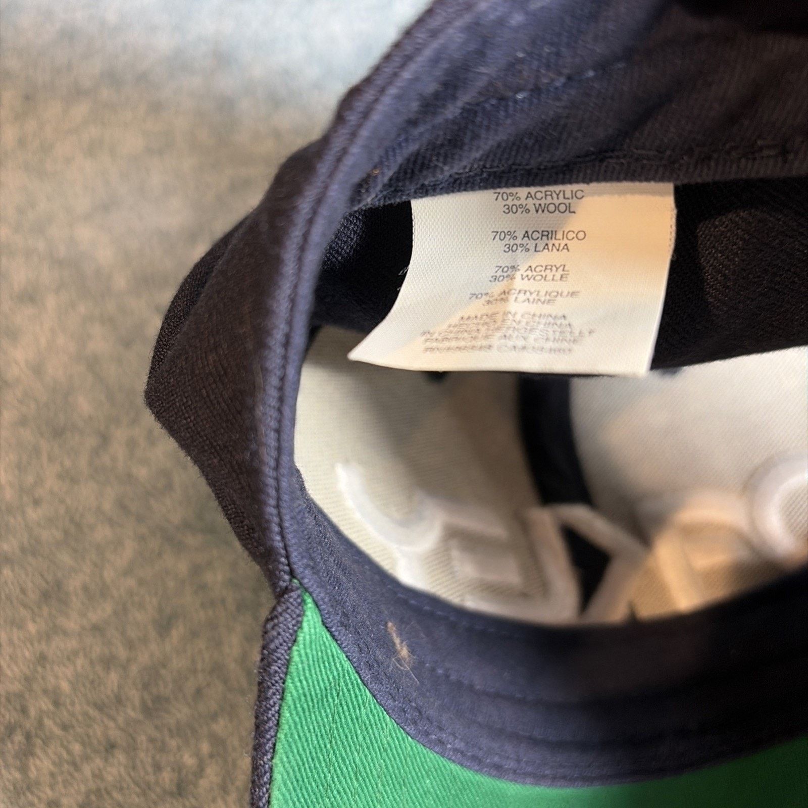 Oakley Oakley Blue Snapback Hat Baseball Cap Wool Blend Snowboard Size ONE SIZE - 8 Thumbnail