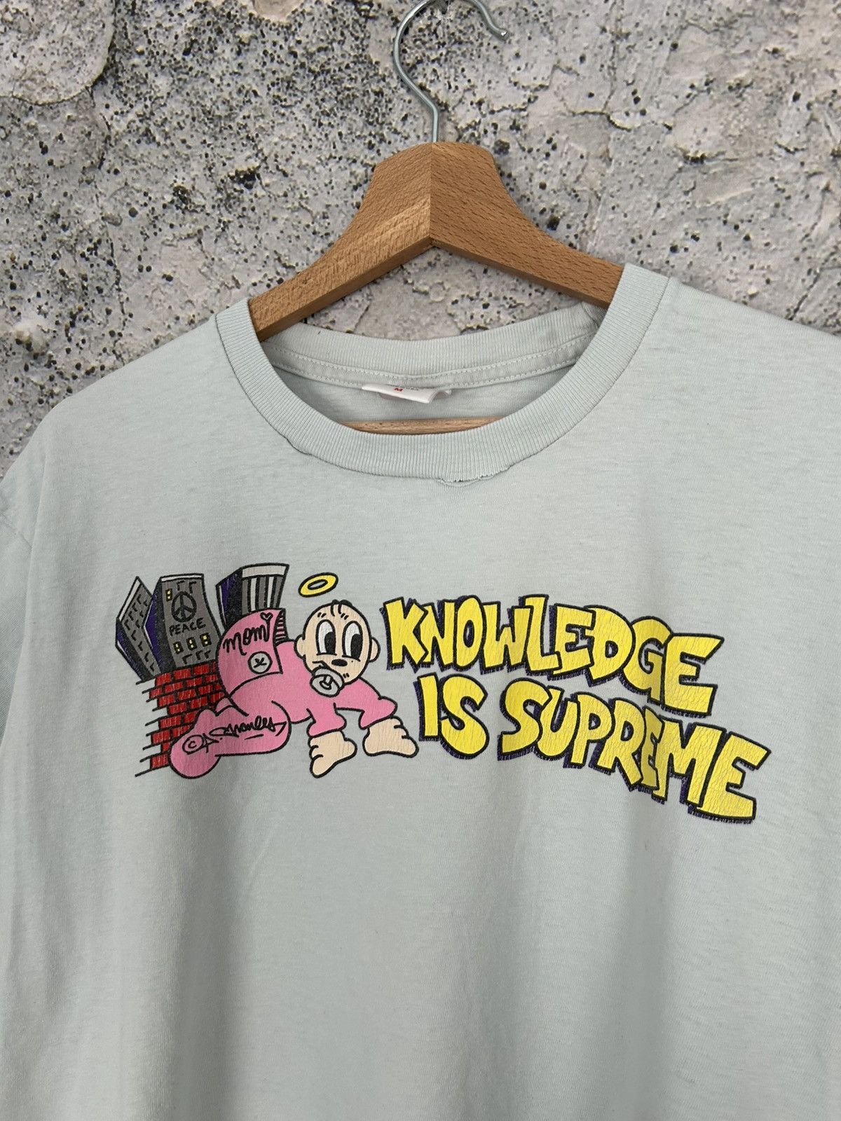 Supreme Knowledge is Supreme Graphic Tee Streetwear Skate Baggy Size US M / EU 48-50 / 2 - 3 Thumbnail