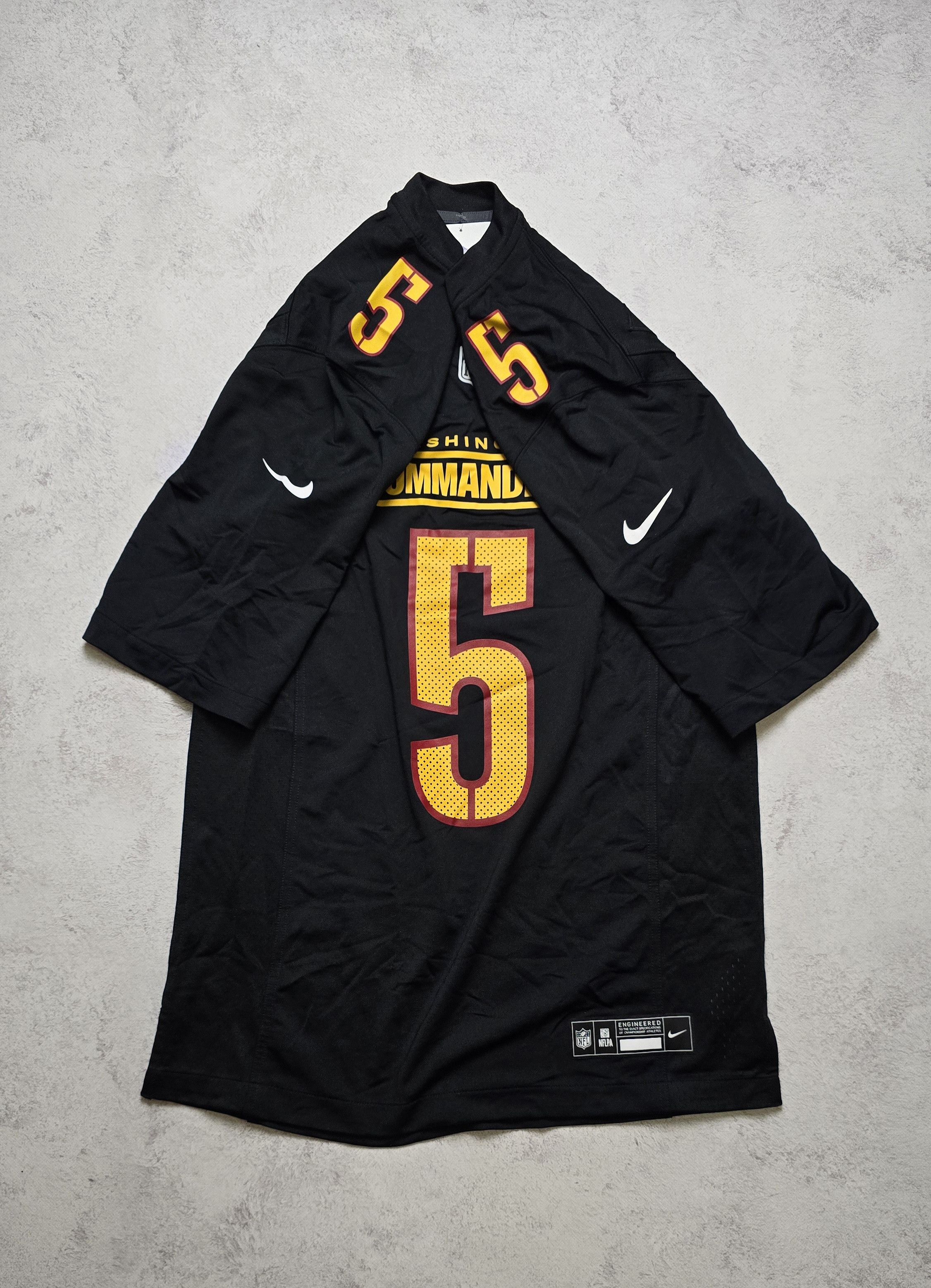 Nike Jayden Daniels #5 Commanders Nike Black Game Jersey Size US S / EU 44-46 / 1 - 2 Thumbnail