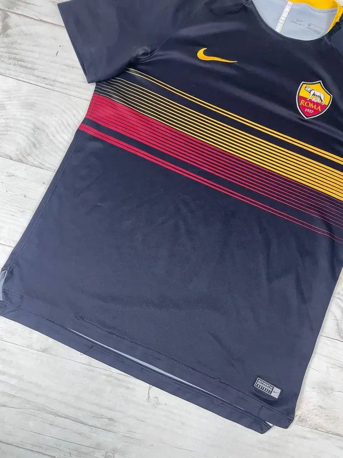Nike Nike AS Roma 2018 2019 Pre Match Shirt Soccer Jersey Size US L / EU 52-54 / 3 - 3 Thumbnail