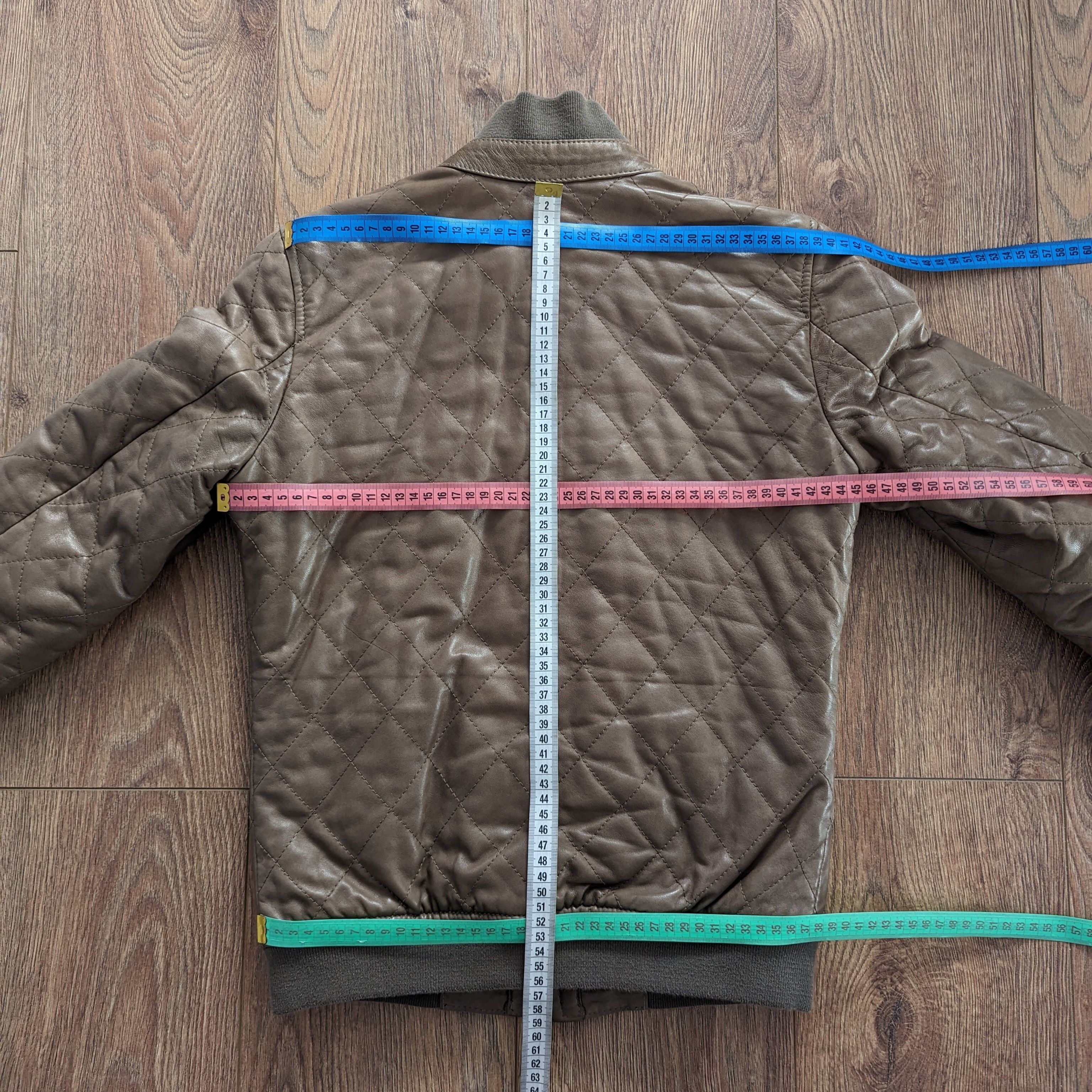 Diesel Diesel Reversible Leather and Polyester Jacket Beige Size S Size S / US 4 / IT 40 - 23 Thumbnail