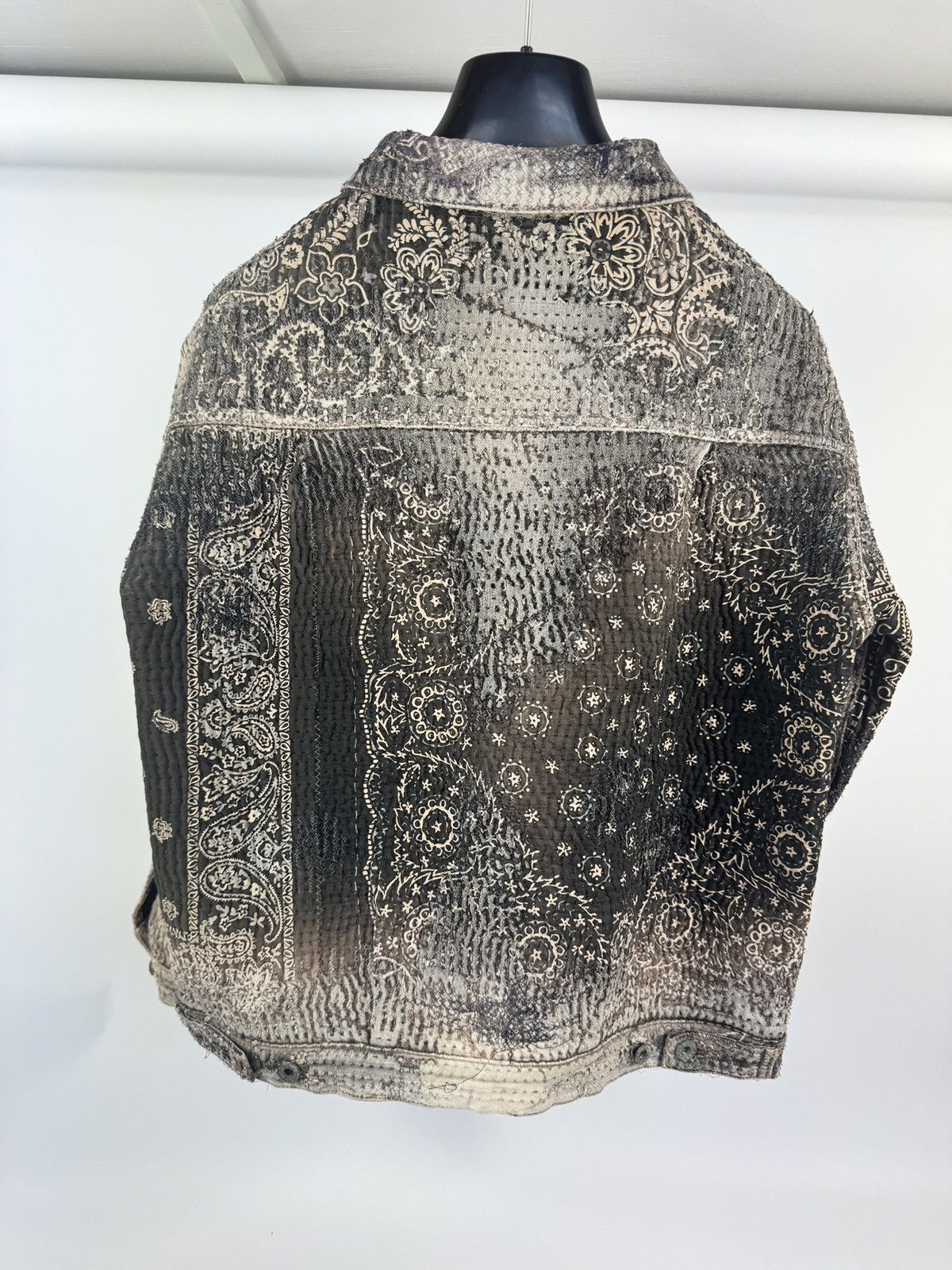 Proleta Re Art #783 1 of 1 BANDANA PRINT DENIM JACKET RRP $7,650 Size US M / EU 48-50 / 2 - 4 Thumbnail