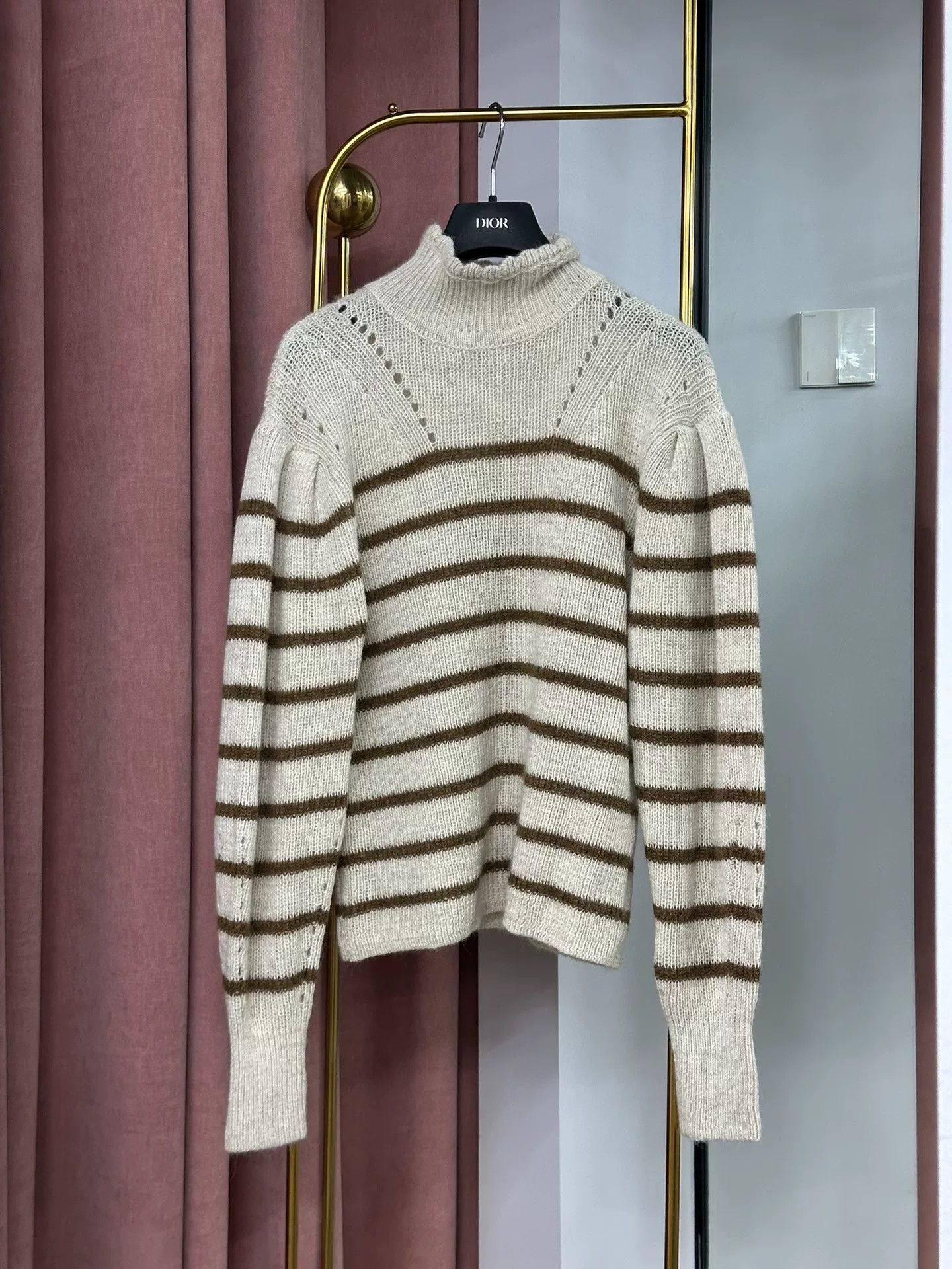 Isabel Marant Etoile Isabel Marant Striped Turtleneck Sweater Size S / US 4 / IT 40 - 1 Thumbnail