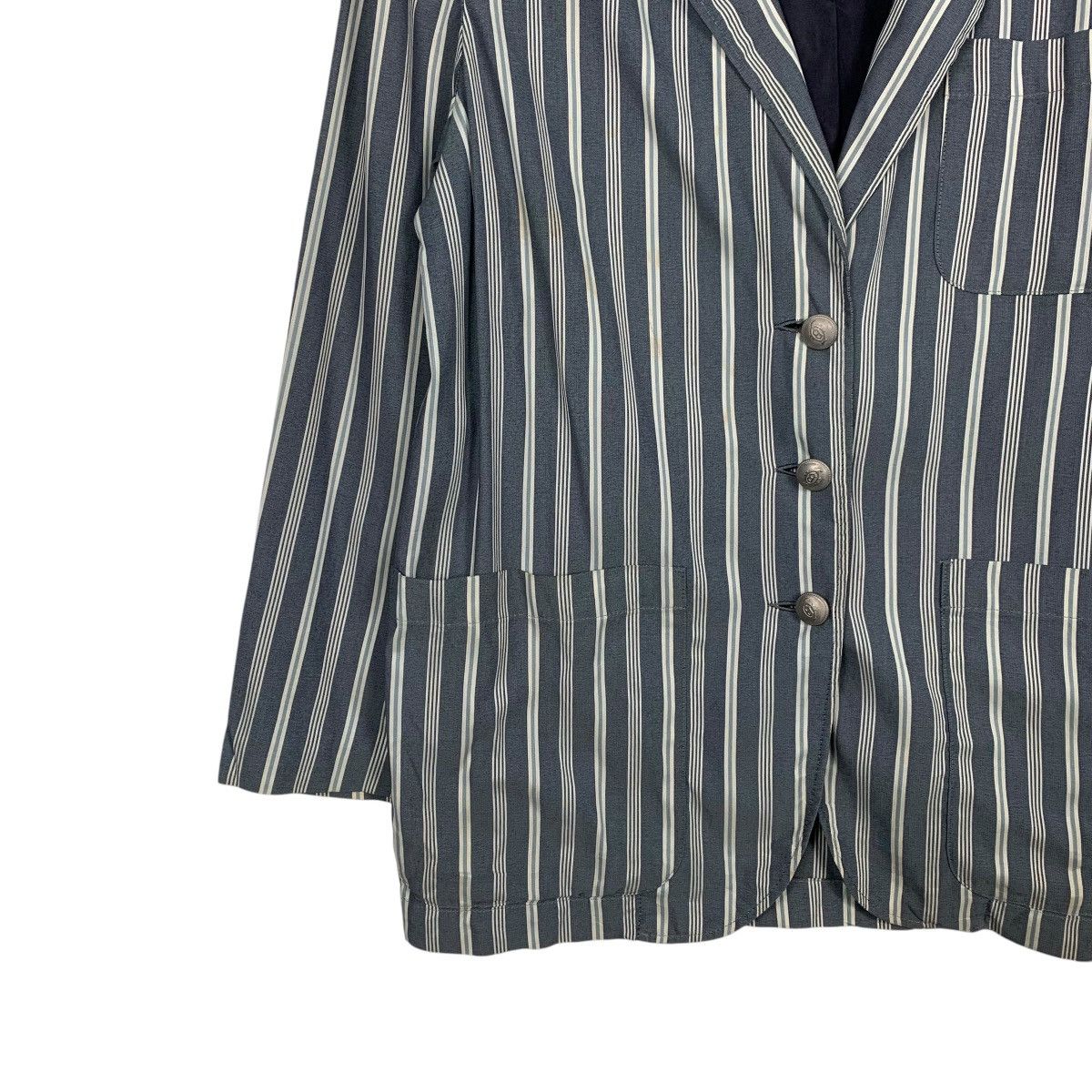 United Colors Of Benetton United Color Of Benetton Stripe Casual Jacket Size M / US 6-8 / IT 42-44 - 3 Thumbnail
