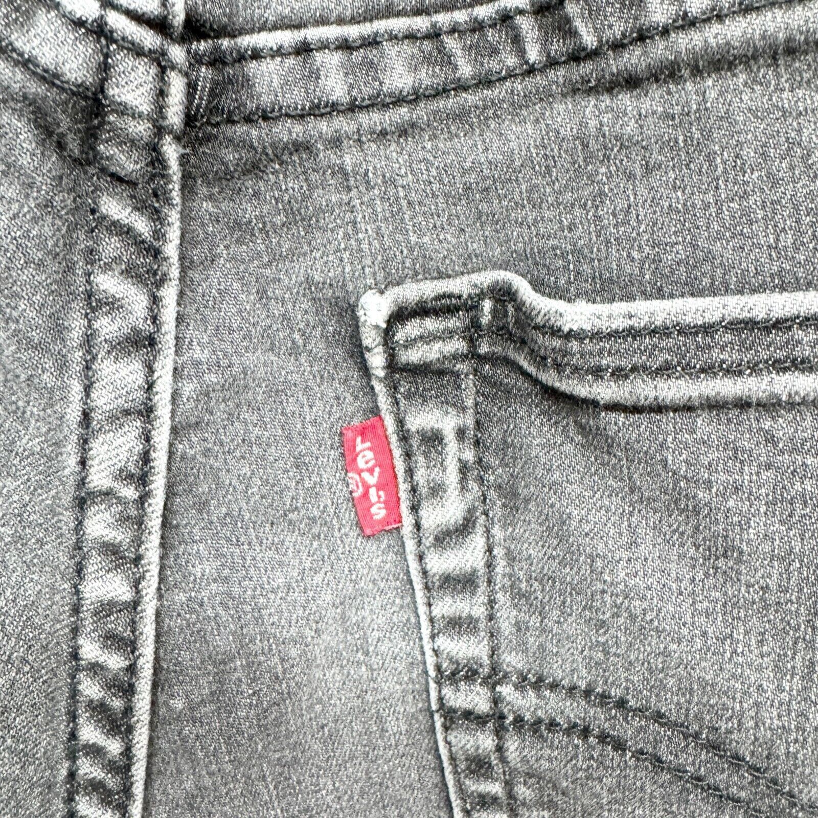 Levi's Levi's Jeans Size 32X30 Denim Acid Washed Solid Slim Fit Size US 32 / EU 48 - 3 Thumbnail