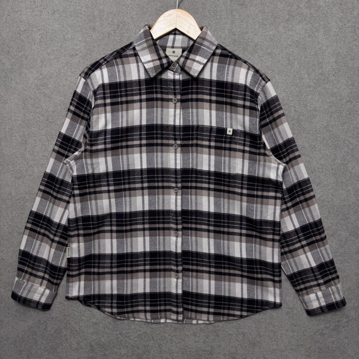 Snow Peak Snow Peak Oversized Flannel Plaid Shirt Size S / US 4 / IT 40 - 1 Thumbnail