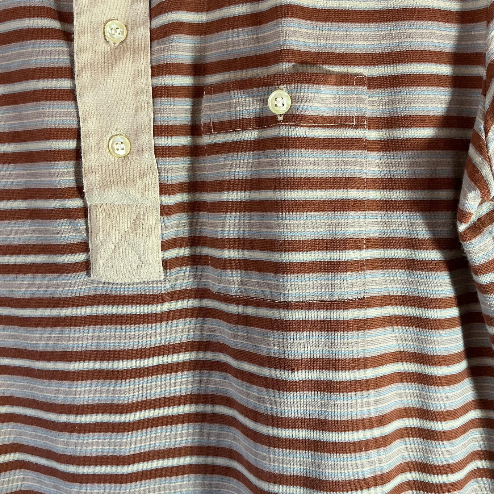 Other Vintage Jack Nicklaus Striped Knit Polo XL *FLAW see descr Size US XL / EU 56 / 4 - 3 Thumbnail