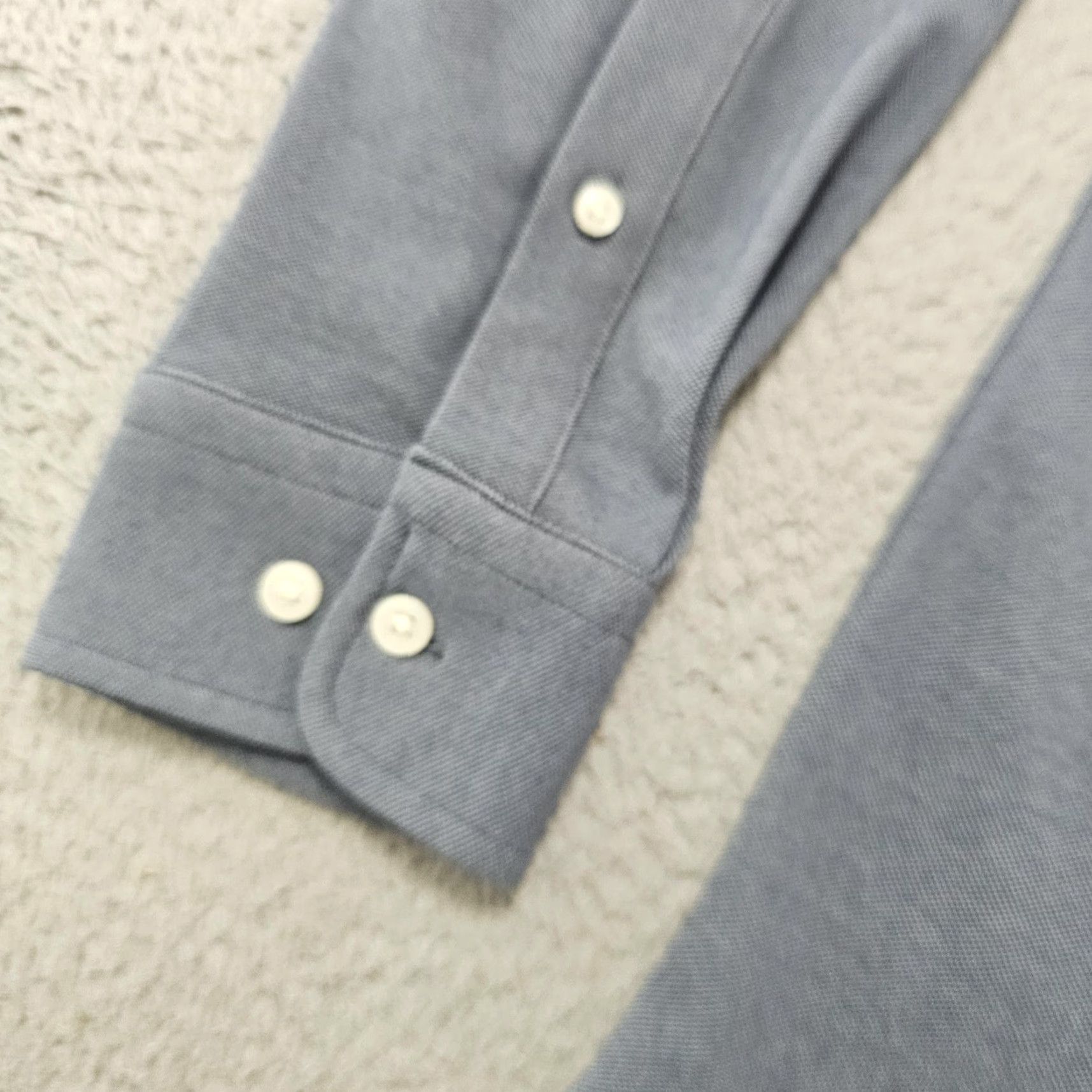 Vintage Goodfellow & Co Shirt Mens Small Slate Long Sleeve Button Down Standard Fit Knit Size US S / EU 44-46 / 1 - 4 Thumbnail