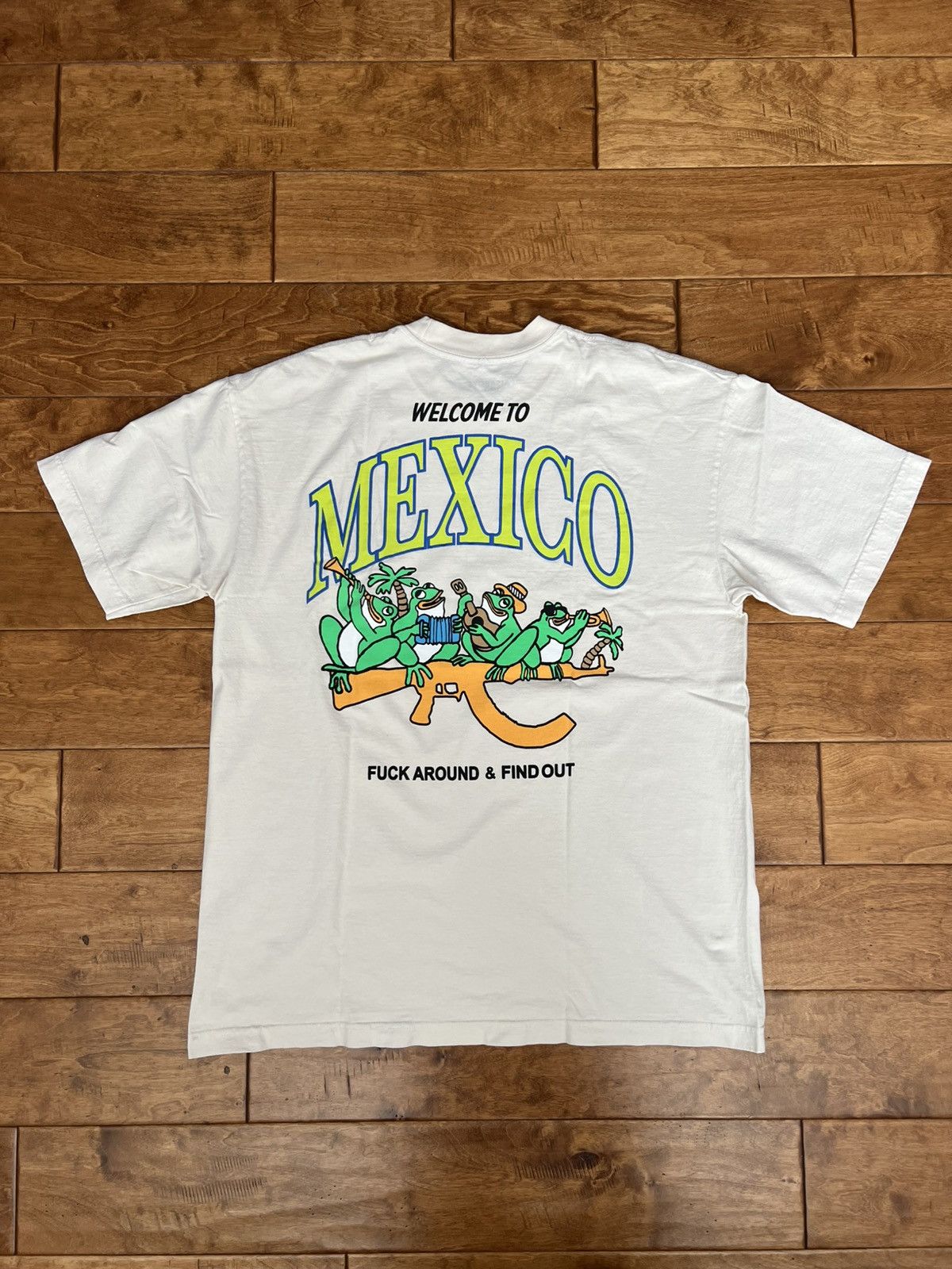 Other PAISABOYS “Welcome to Mexico”(F around and find out) T-Shirt Size US L / EU 52-54 / 3 - 1 Thumbnail