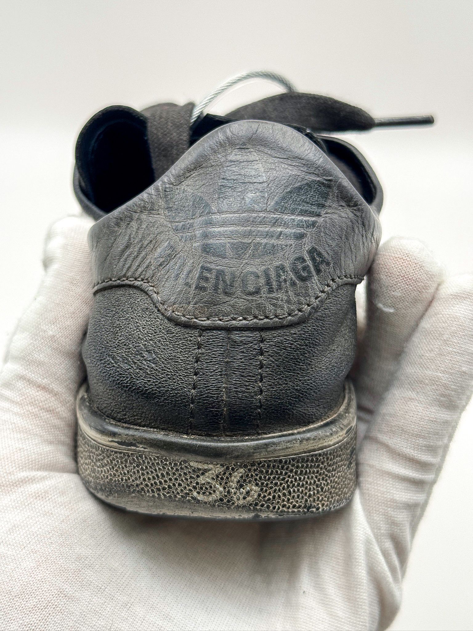 Adidas × Balenciaga Balenciaga x Adidas Stan Smith Distressed Leather Sneakers Size US 6 / IT 36 - 9 Thumbnail