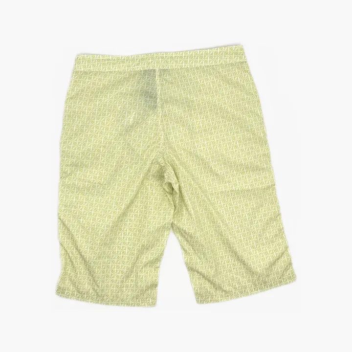 Fendi Fendi Green Checkered Casual Shorts for Men -2507 Size US 44 / EU 60 - 3 Thumbnail