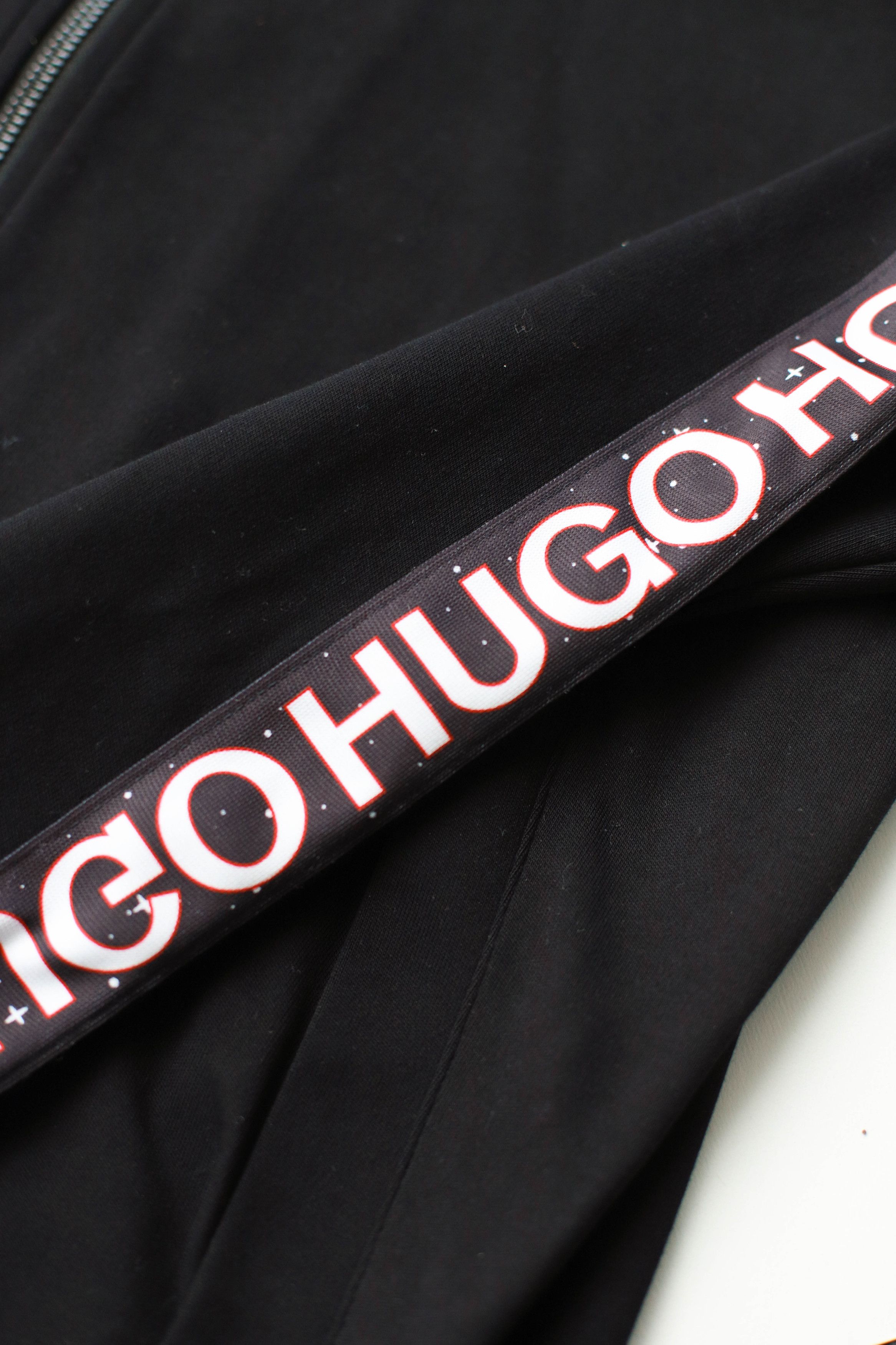 Hugo Boss Hugo Boss Dacido Full Zip Sweatshirt Black Size US XL / EU 56 / 4 - 7 Thumbnail