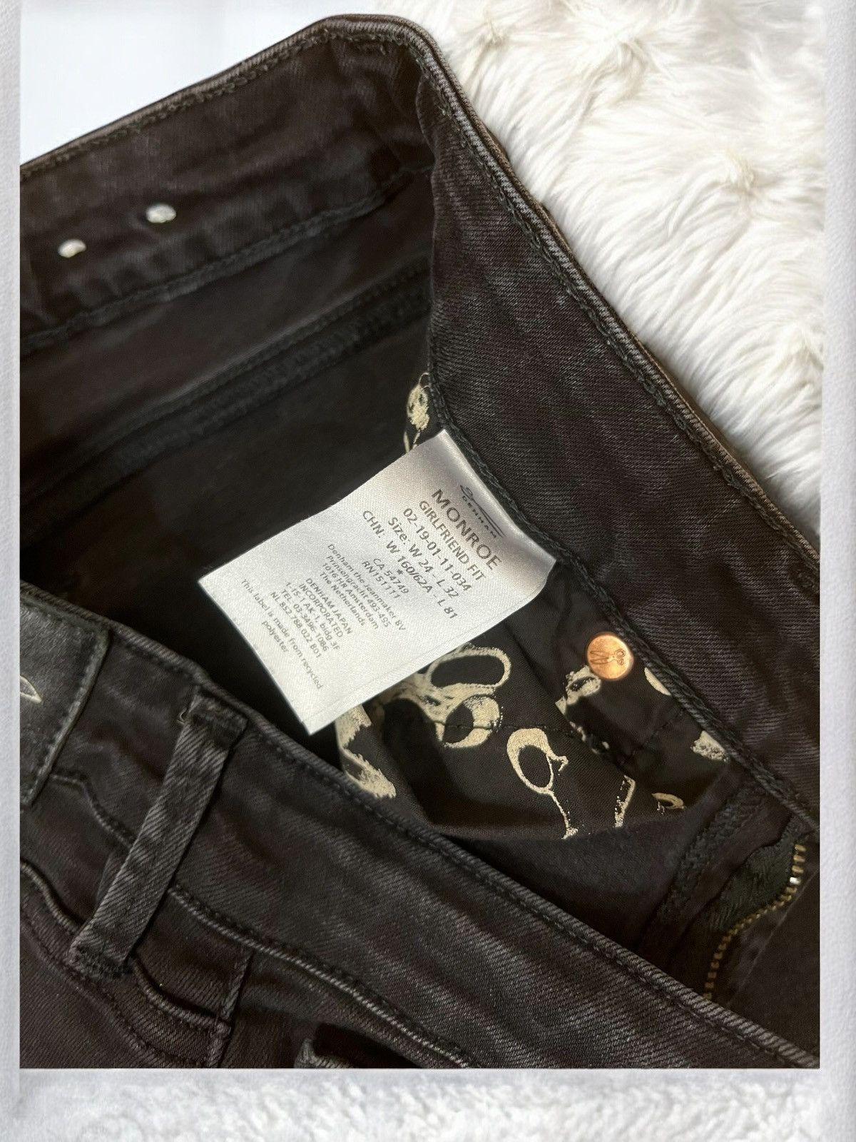 DENHAM Denham Monroe Girlfriend Fit jeans size: W26 L30 Size 26" / US 2 / IT 38 - 6 Thumbnail