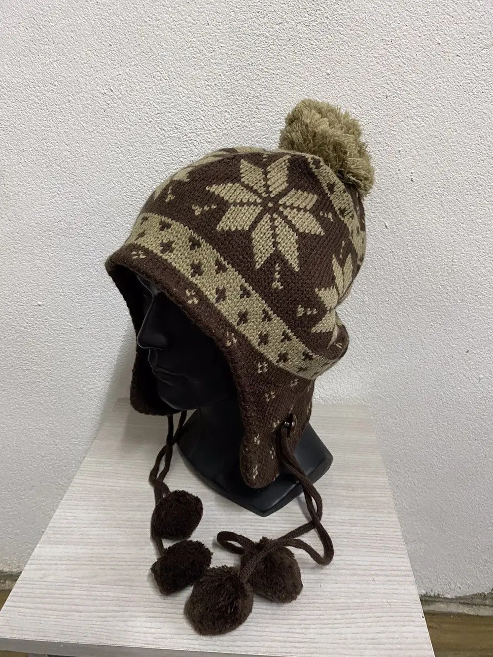 Japanese Brand × Kapital × Vintage Japanese Brand Earflap Beanie Hat Size ONE SIZE - 2 Thumbnail