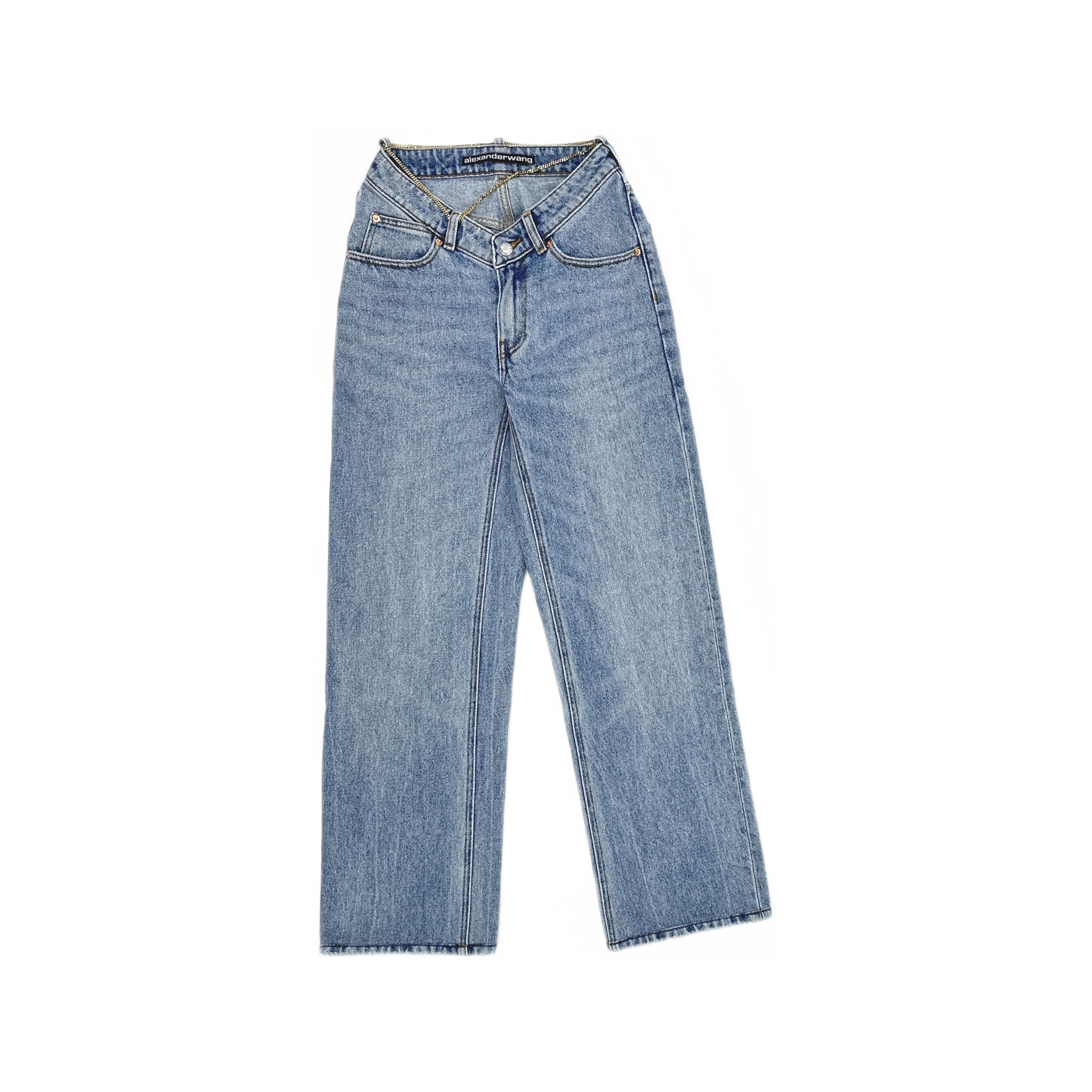 Alexander Wang Alexander Wang Chain Detail Jeans Size 24 Size 24" / US 00 / IT 34 - 1 Thumbnail