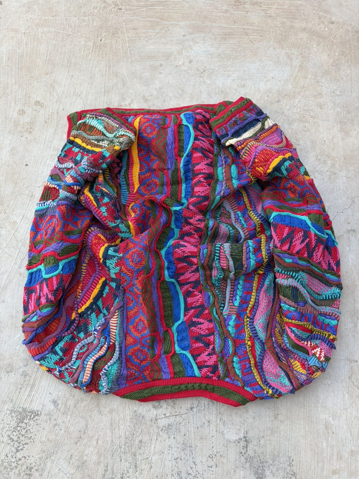 Coogi Vintage 90s Coogi 3D Knit Sweater Size US XL / EU 56 / 4 - 9 Thumbnail