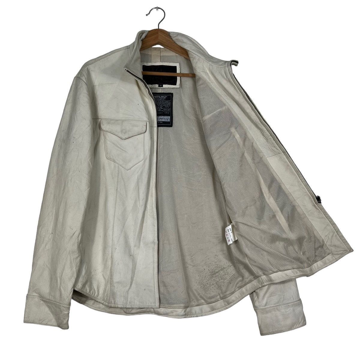 Kadoya 🔥 OUTLAW TOKYO JAPAN LEATHER SHIRT JACKET Size US L / EU 52-54 / 3 - 9 Thumbnail