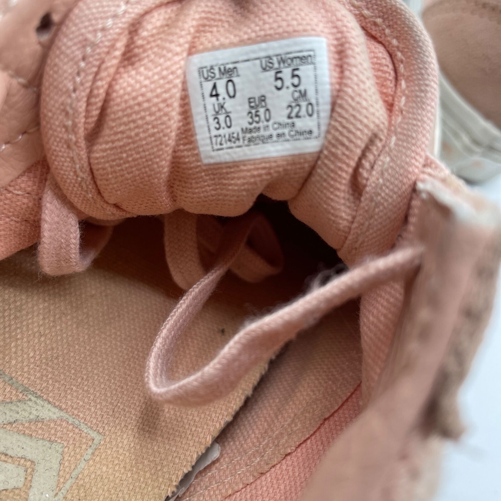 Vans Vans Old Skool Low Pink Canvas Shoes Casual Skate Womens 5.5 Size US 5.5 / IT 35.5 - 8 Thumbnail