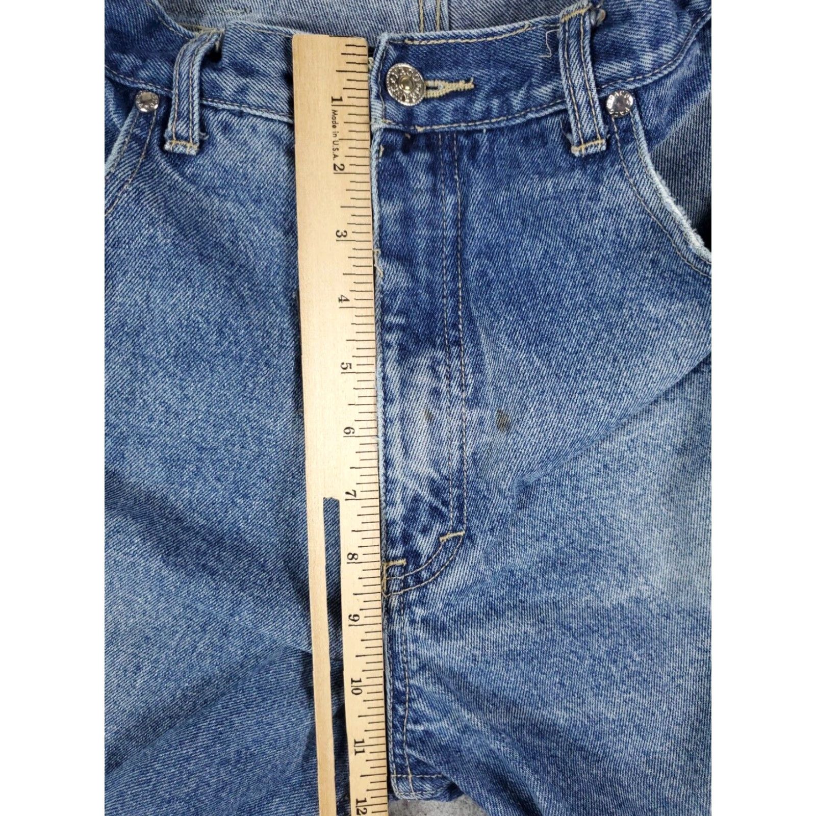Vintage VINTAGE PACO Jeans Mens 33x32 Blue Straight Leg Denim Pants 90s Mens Size US 33 - 3 Thumbnail