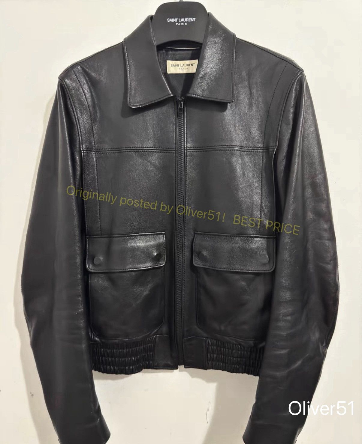 Saint Laurent Paris FW15 Runway Multi Zip Leather Jacket | Grailed