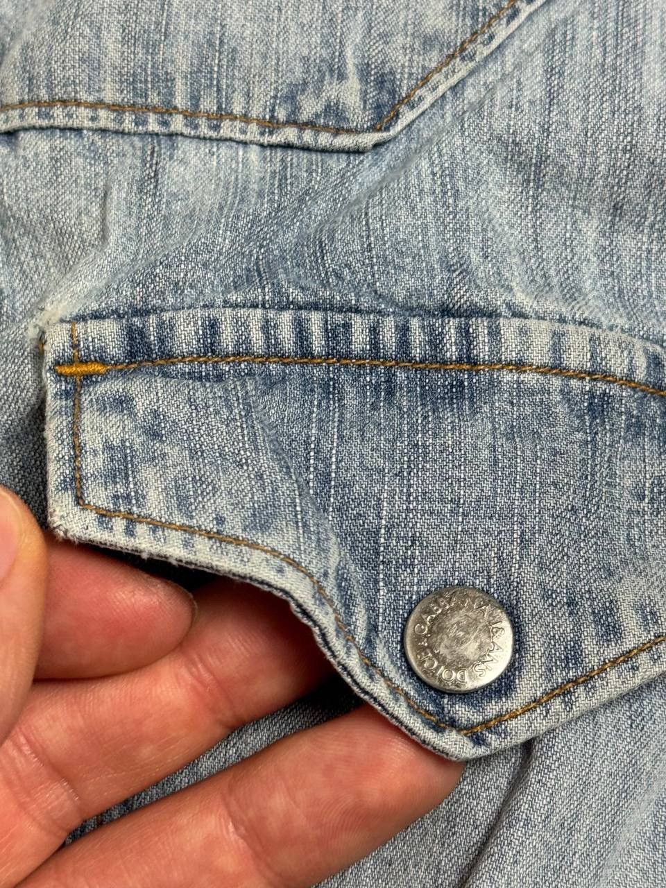 Dolce & Gabbana Dolce & Gabbana Denim Shirt Size M / US 6-8 / IT 42-44 - 8 Thumbnail