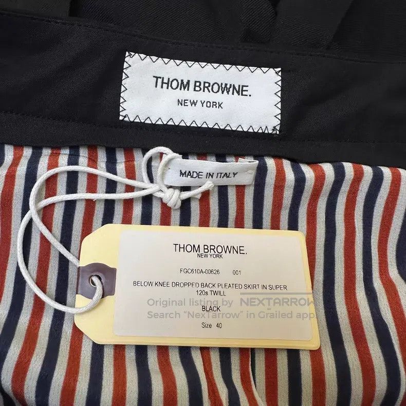 Thom Browne Thom Browne Classic Pleated Skirt - Medium Long Size 26" / US 2 / IT 38 - 7 Thumbnail