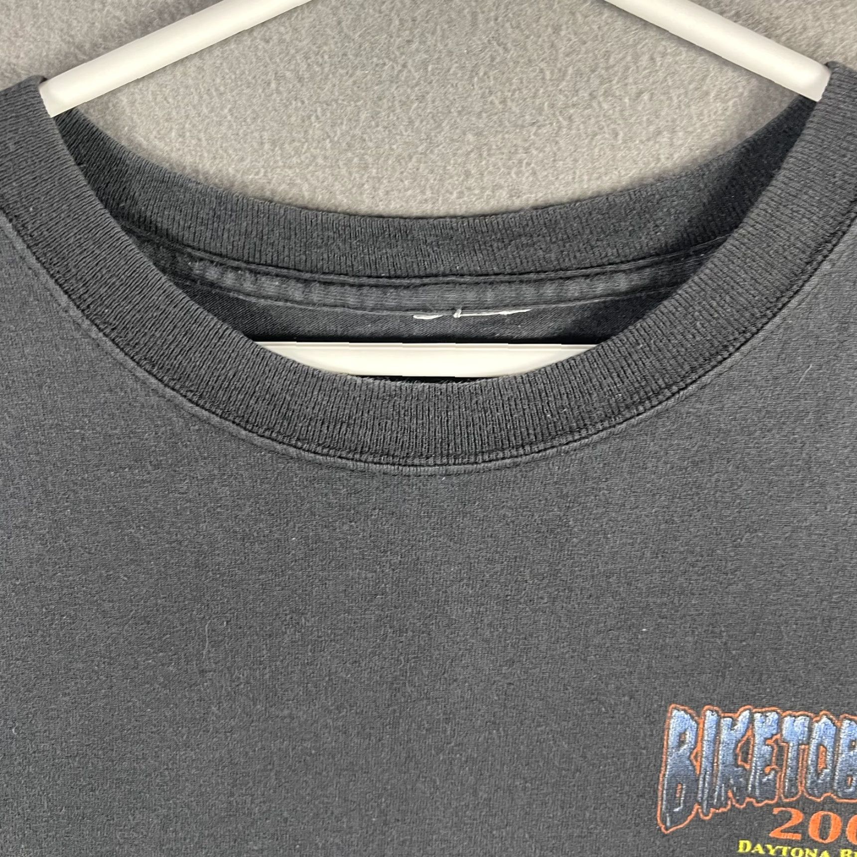 Vintage VINTAGE Biketoberfest Shirt Mens Large Black Daytona Beach 2004 Motorcycle Halloween 0 Size US L / EU 52-54 / 3 - 5 Thumbnail