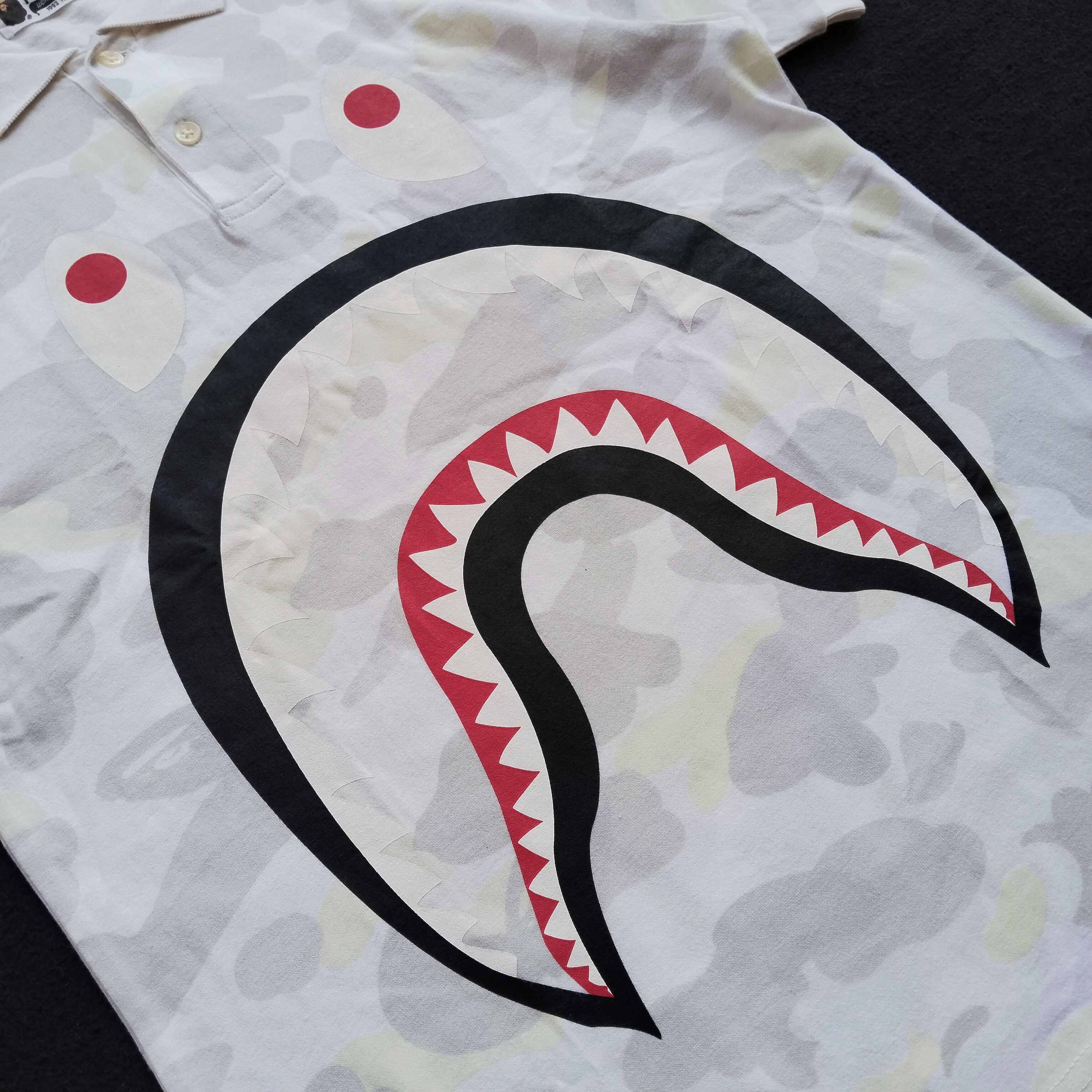 Bape 2016 Bape Shark City Camo GITD Polo Size US S / EU 44-46 / 1 - 3 Thumbnail