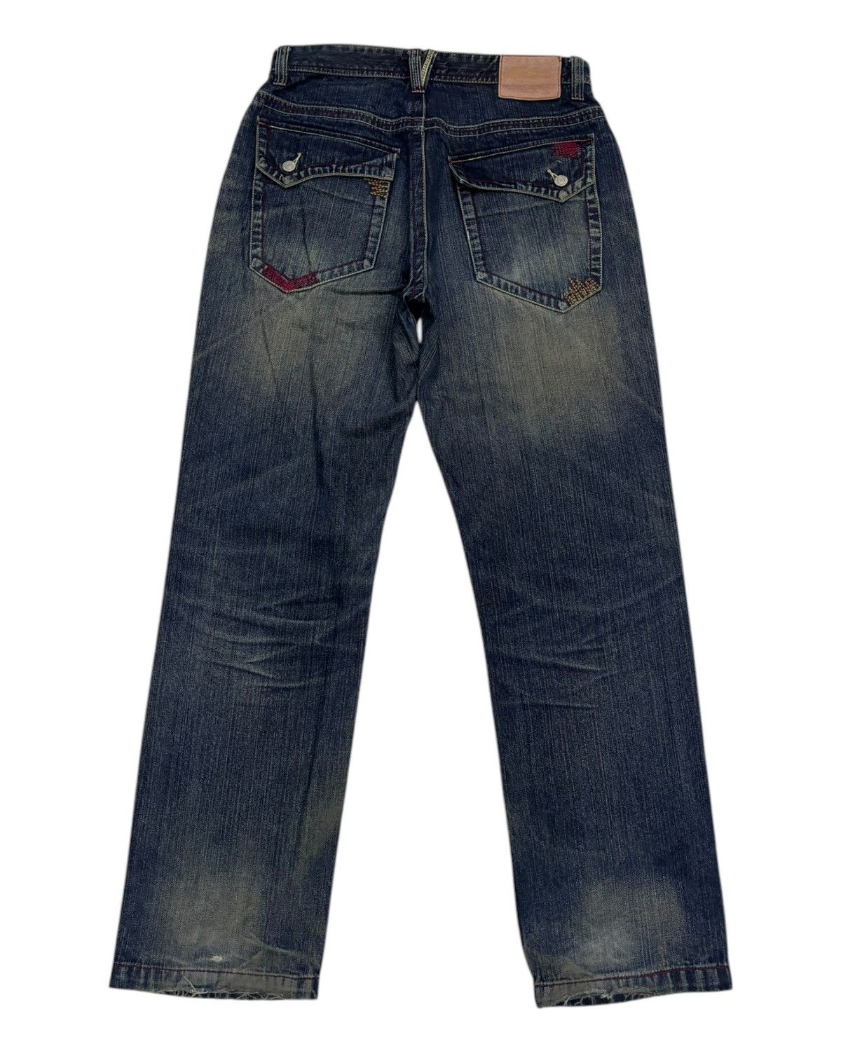 Japanese Brand × Undercover DISTRESSED DENIM RUSTY BAGGY AMORE PURO UNDERCOVER STYE JEAN Size US 32 / EU 48 - 8 Thumbnail