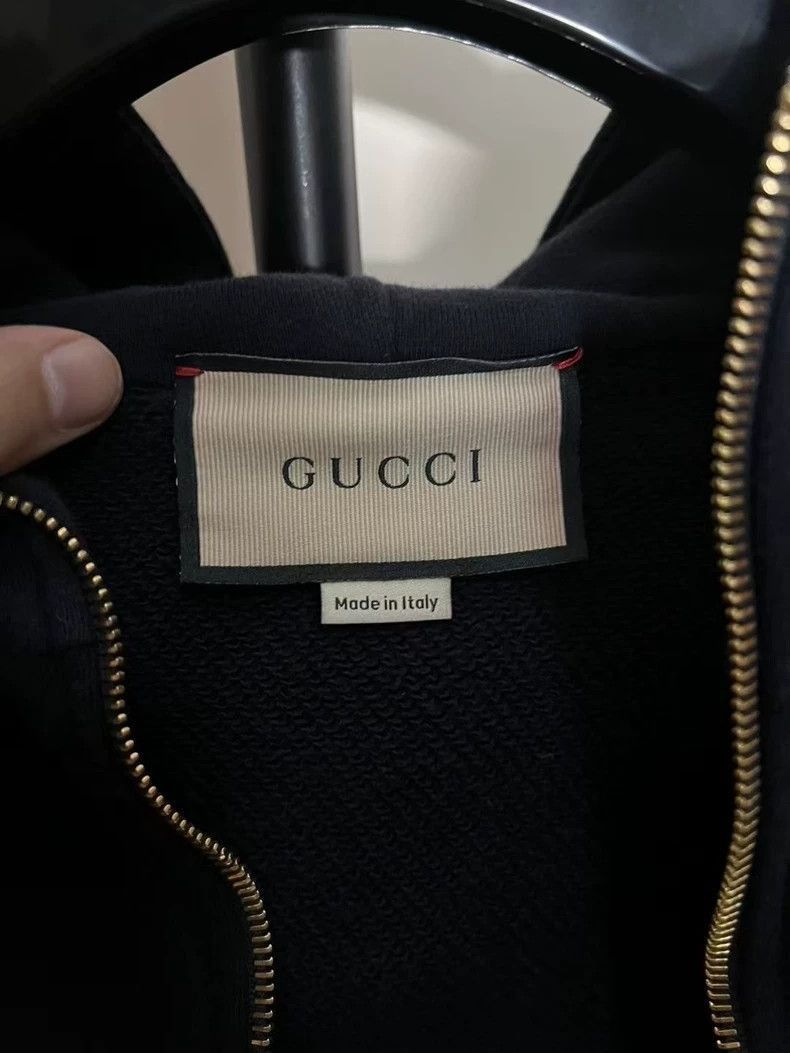 Gucci Gucci Dark Blue HalfZip Logo Jacket-2506 Size US XS / EU 42 / 0 - 3 Thumbnail