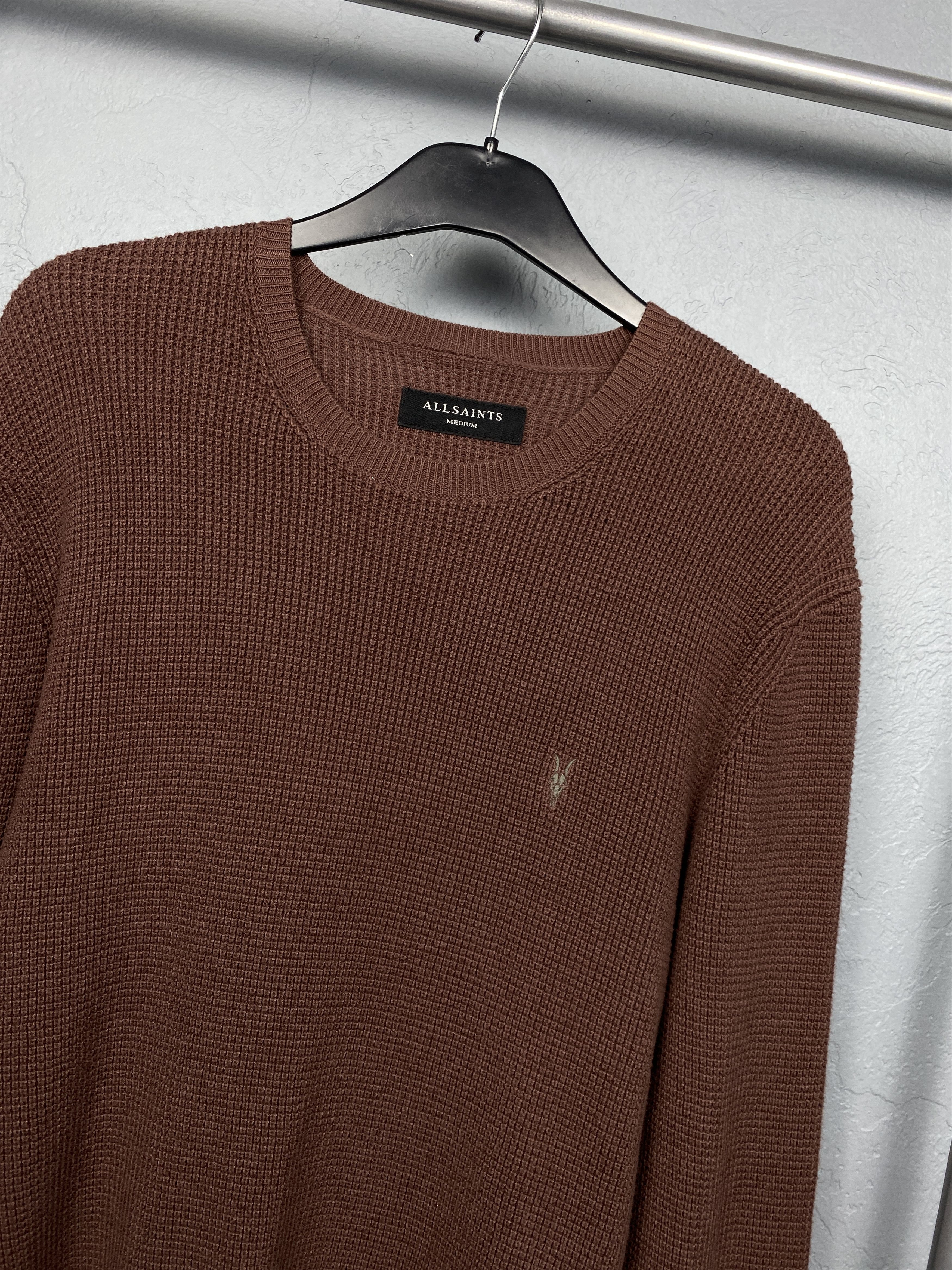 Allsaints Allsaints Mens Crew Neck Knit Sweater Size US M / EU 48-50 / 2 - 2 Thumbnail