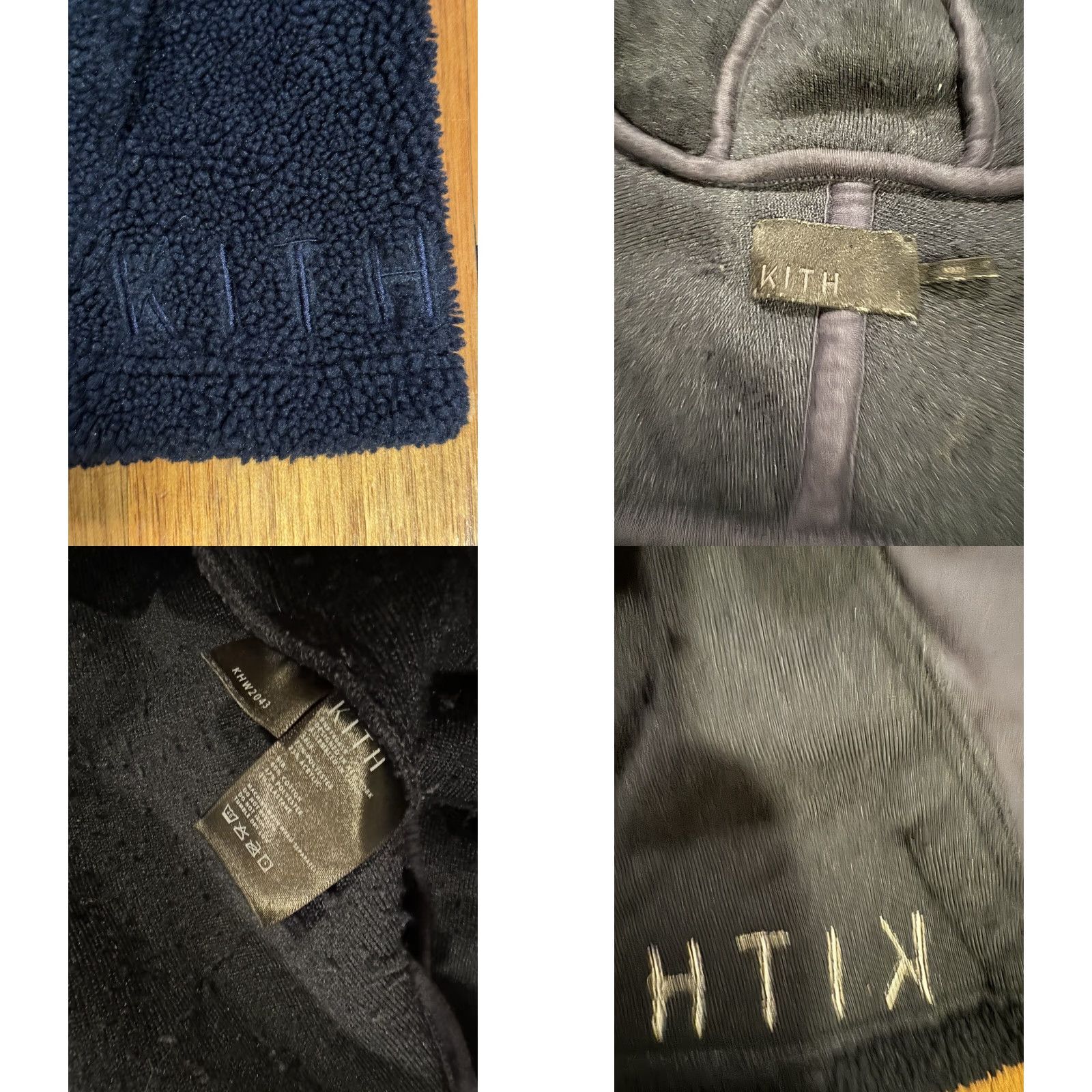 Kith KITH Hoodie Long Sleeve Blue Large Sherpa Full Zip Hooded 1/4 Zip Men Winter Fall Size L Size US L / EU 52-54 / 3 - 8 Thumbnail