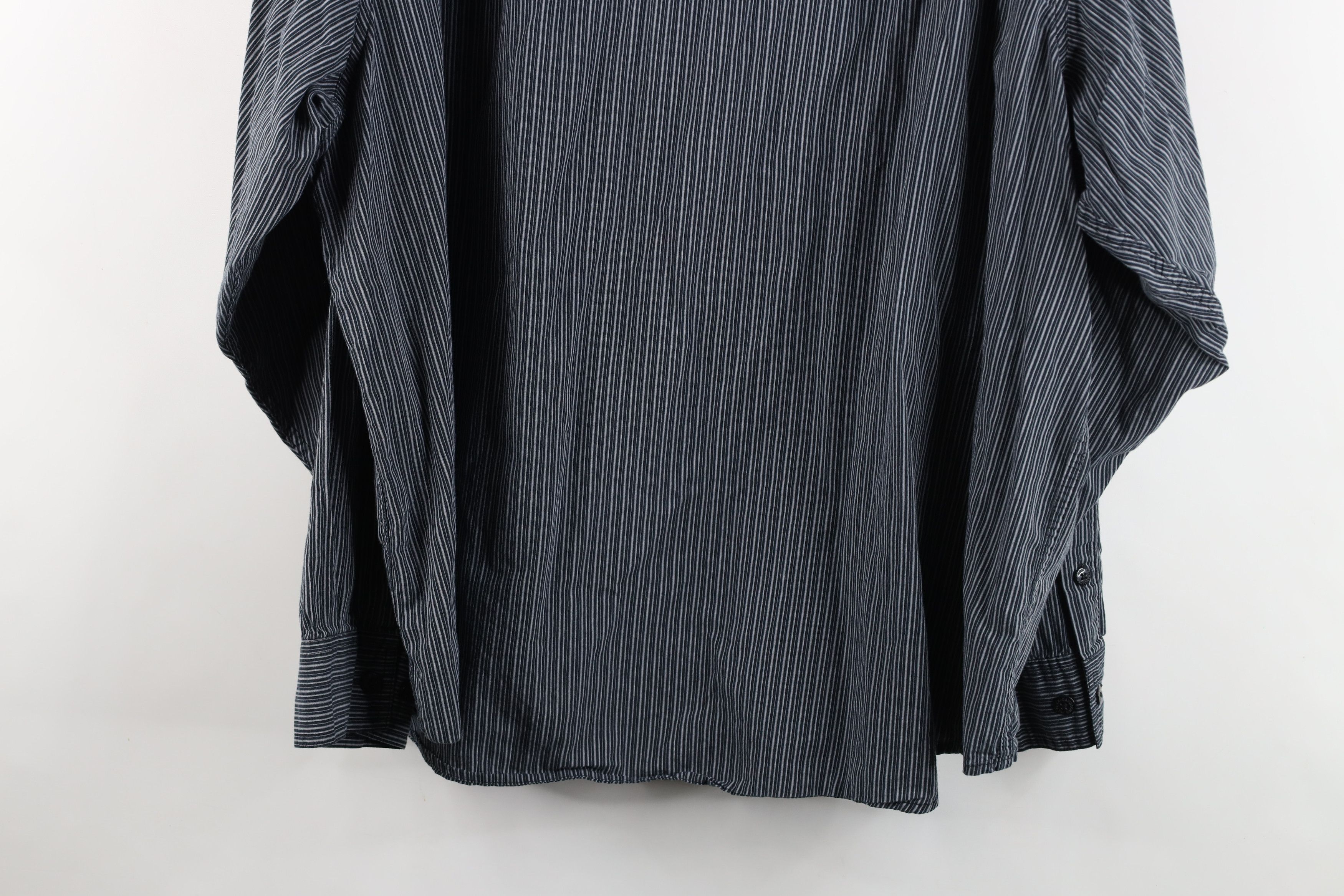 Harley Davidson Vintage Harley Davidson Striped Collared Button Down Shirt Size US XXL / EU 58 / 5 - 11 Thumbnail