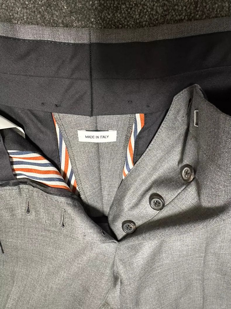 Thom Browne Thom Browne Gray men's trousers in a western style Size 26" / US 2 / IT 38 - 5 Thumbnail