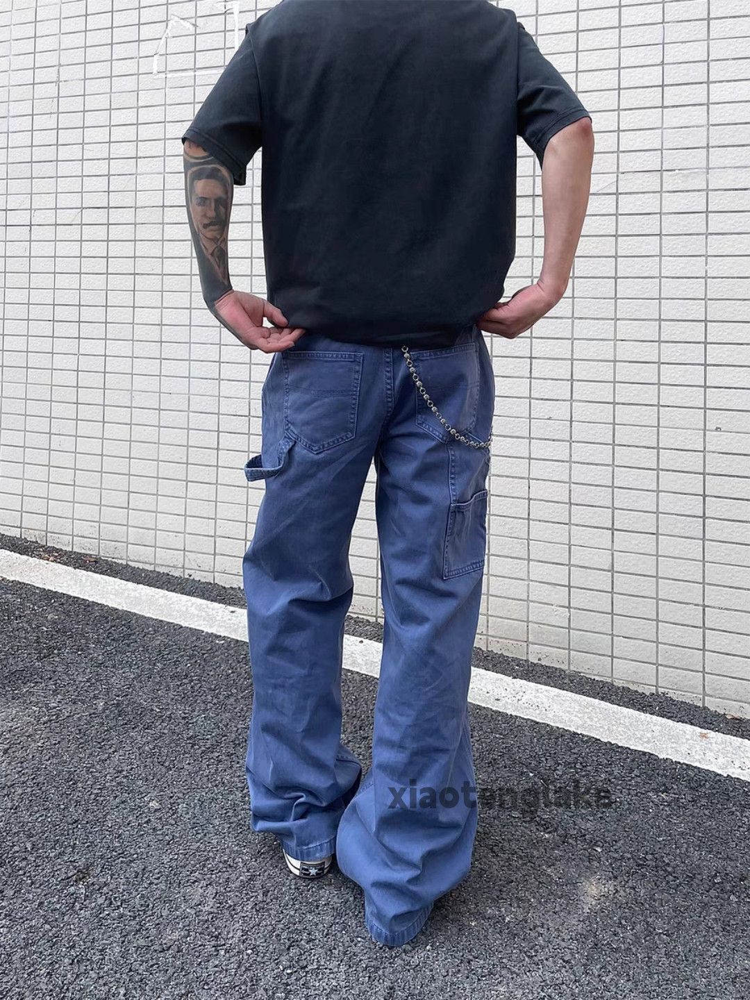 Designer × Japanese Brand × Vintage Utility skate hiphop yuppie cargo work carpenter pants Size US 30 / EU 46 - 1 Thumbnail