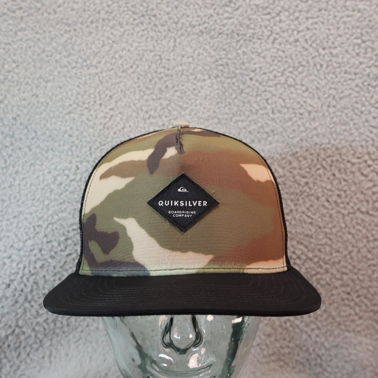 Quiksilver Quiksilver Trucker Hat Camo Snapback OS Surf Skate Mesh Size ONE SIZE - 2 Thumbnail