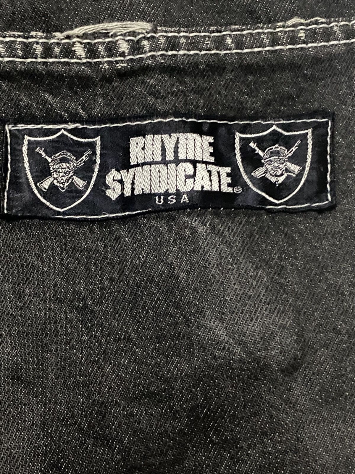 SKYLRK Syndicate Hip Hope Pants Crazy Baggy Like Jnco Style Size US 37 - 16 Thumbnail