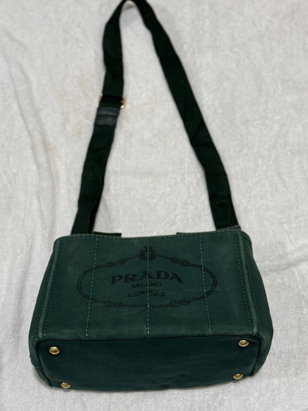 Prada PRADA CANAPA LOGO TWO WAY Handbag sholder Size ONE SIZE - 10 Thumbnail