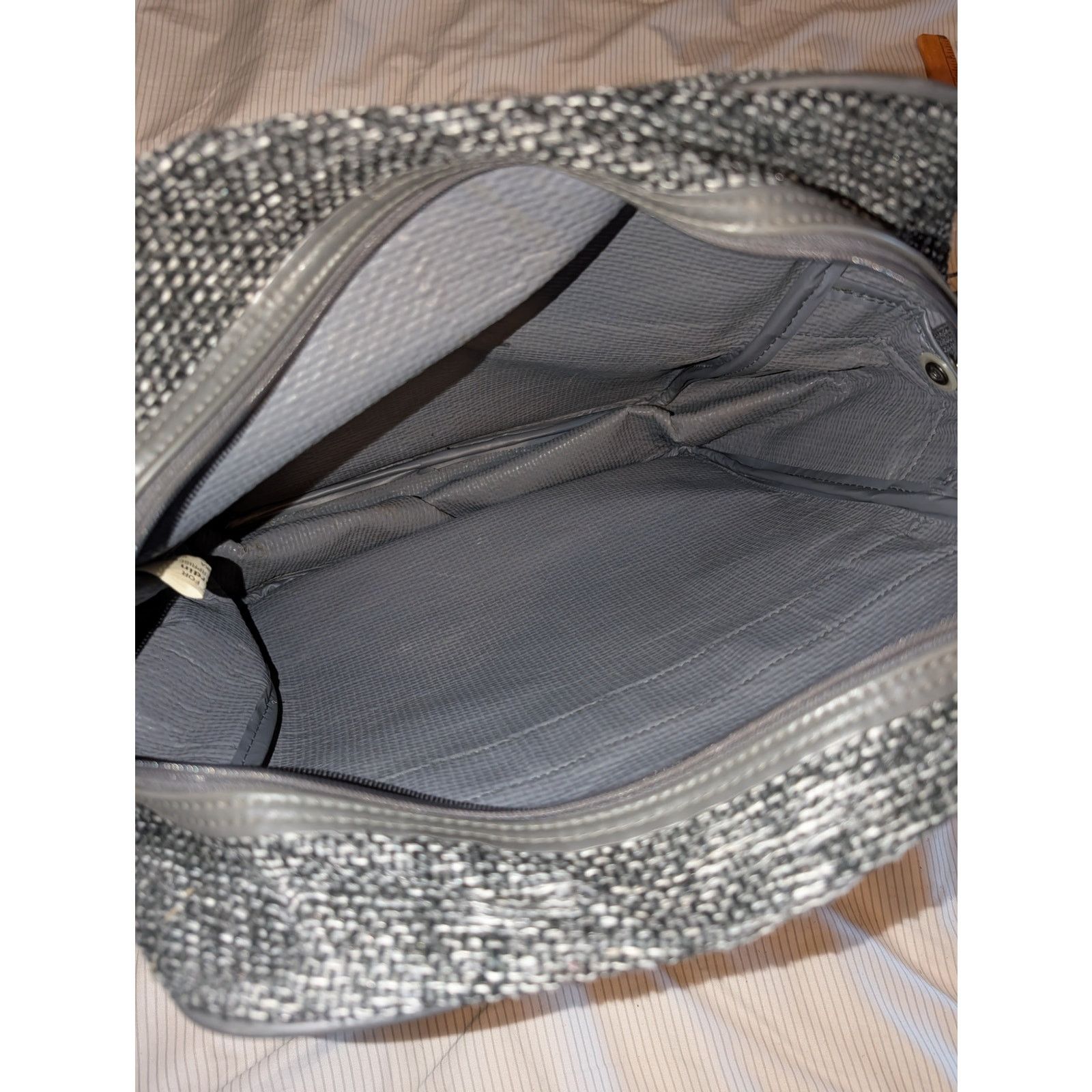 Pierre Cardin Vintage Pierre Cardin Tweed Travel Bag Waterproof lining Size ONE SIZE - 6 Thumbnail