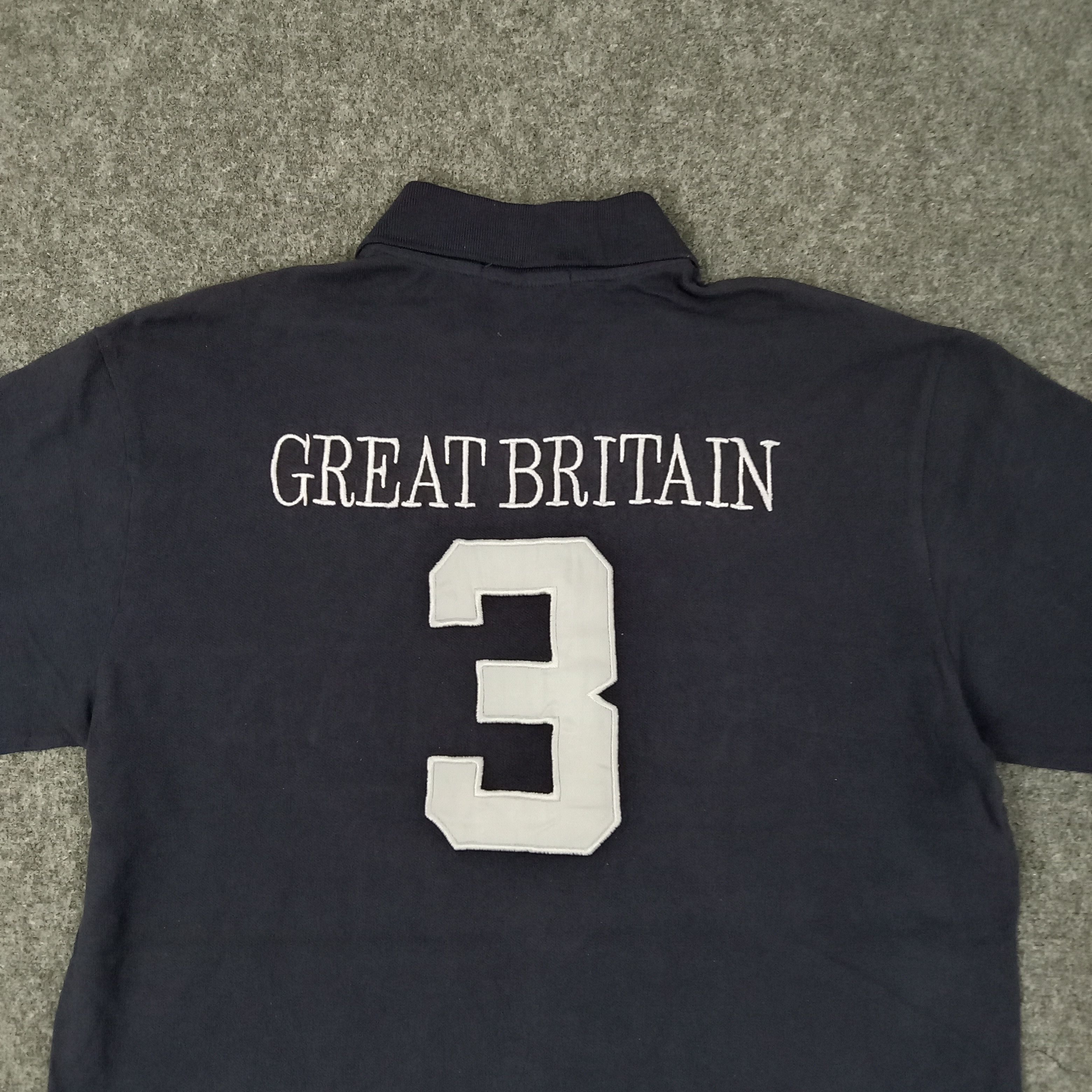 Polo Ralph Lauren Polo Ralph Laurent Great Britain Polo Shirt C259N79 Size US L / EU 52-54 / 3 - 5 Thumbnail