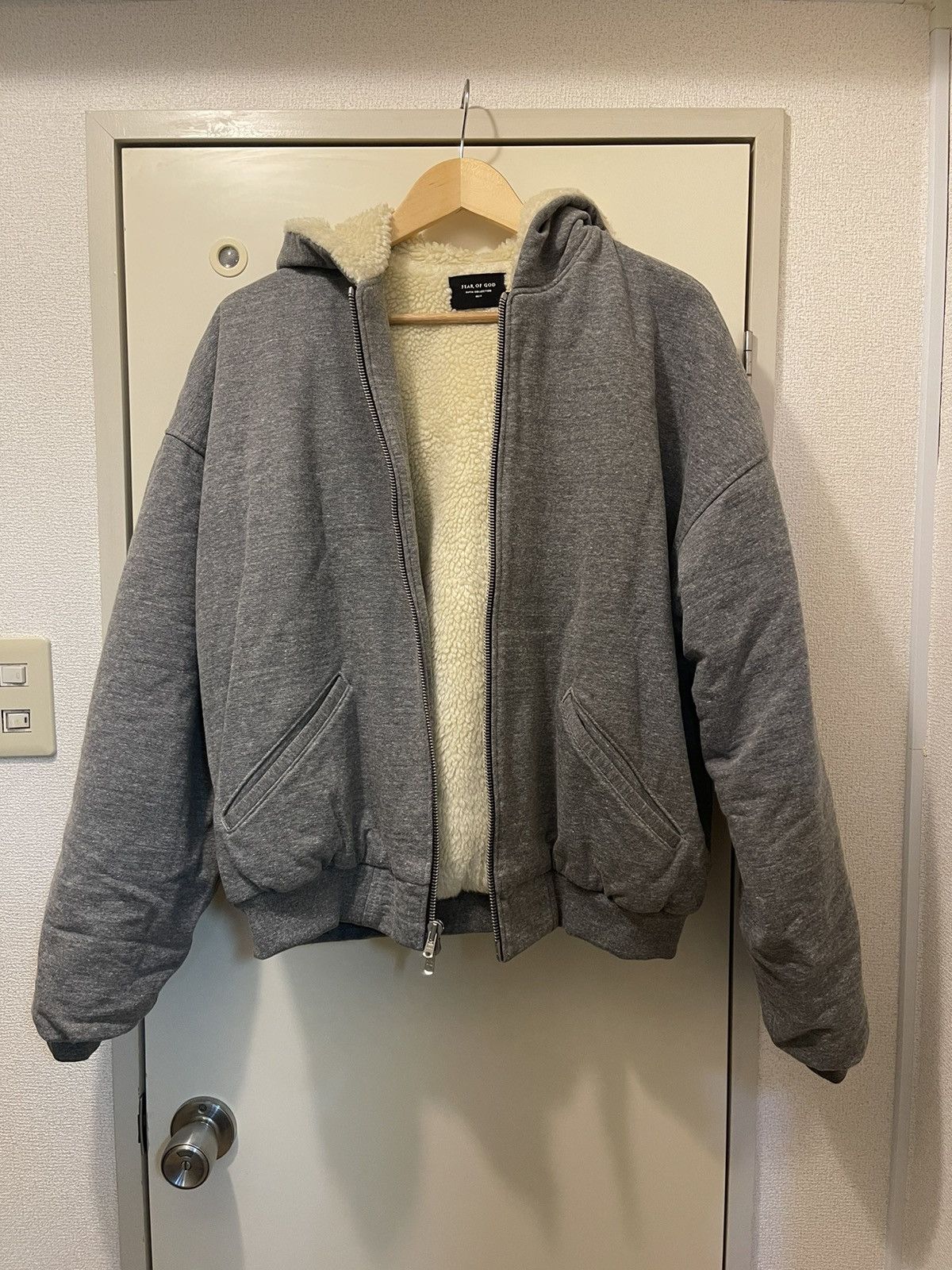 Fear of God Fear of God 5th Heavy Terry Alpaca Hoodie - Grey