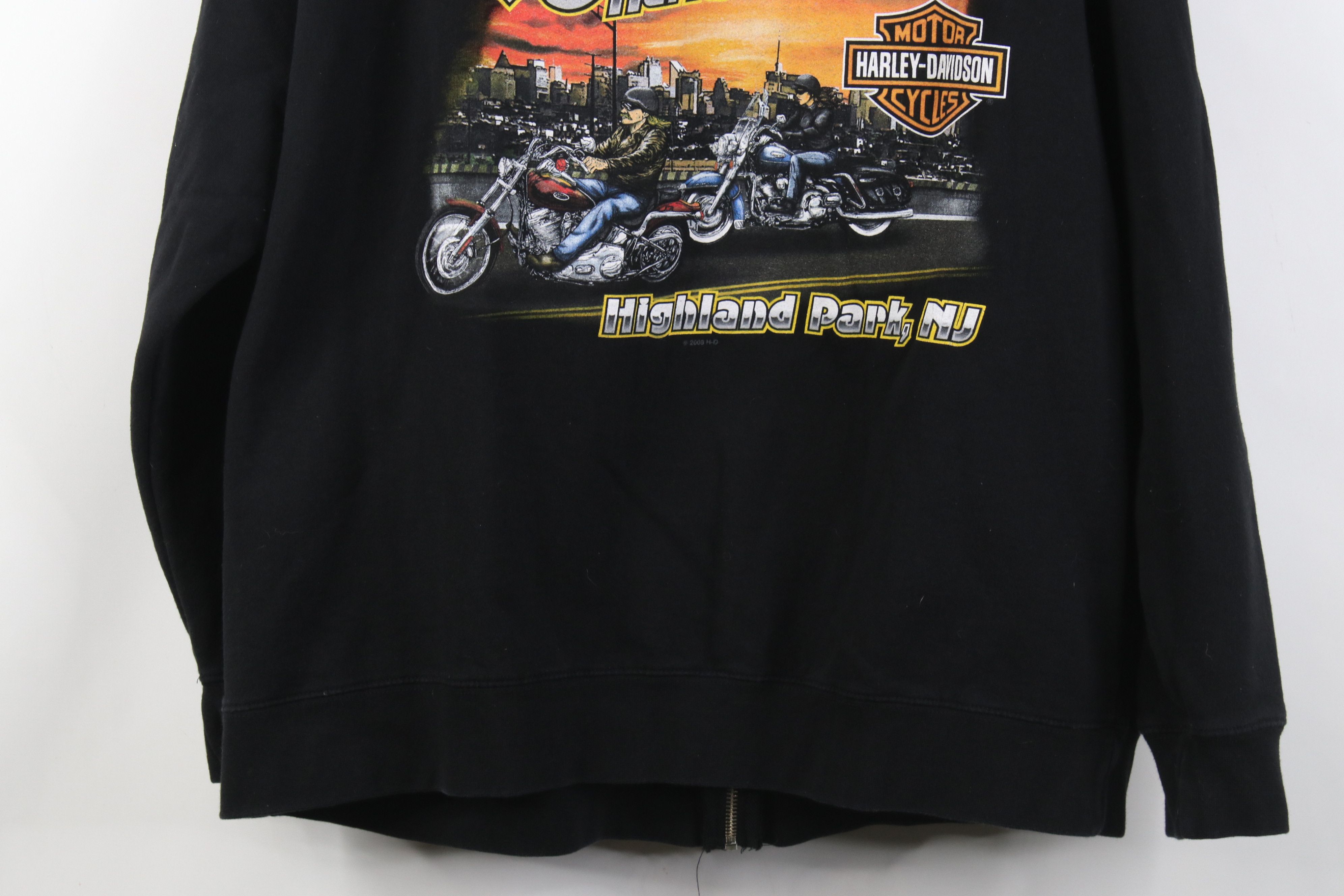 Harley Davidson Vintage Harley Davidson Ride Hard Full Zip Sweatshirt Jacket Size US L / EU 52-54 / 3 - 17 Thumbnail