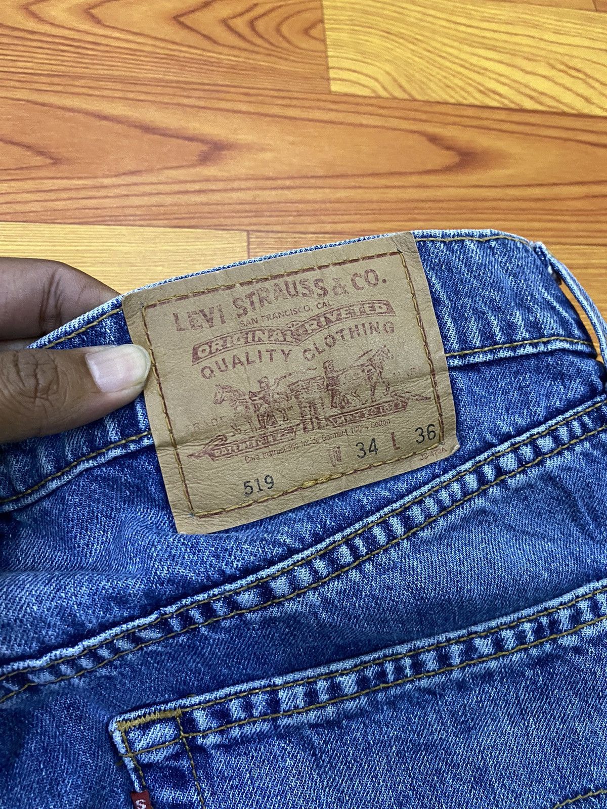 Levi's × Levi's Vintage Clothing Vintage Levis 519 Denim Pant Size US 31 - 9 Thumbnail