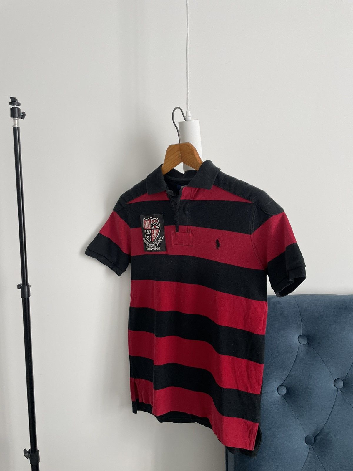 Polo Ralph Lauren Vintage Polo Ralph Lauren 00’s Stripped Rugby Shirt #5 RARE Size US S / EU 44-46 / 1 - 5 Thumbnail