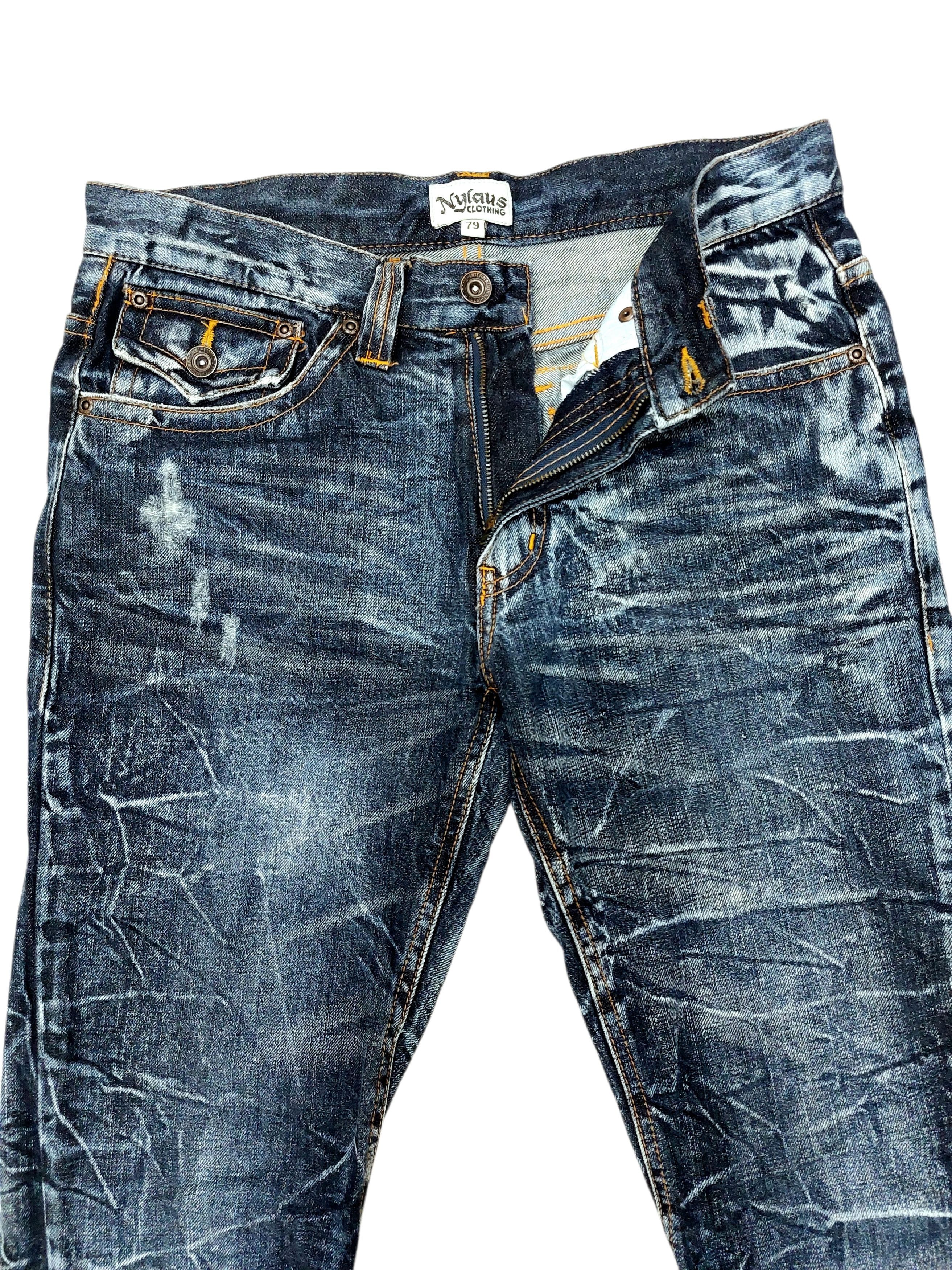 Beauty Beast Vintage Nylaus Japan Flare Jeans Size US 30 / EU 46 - 6 Thumbnail