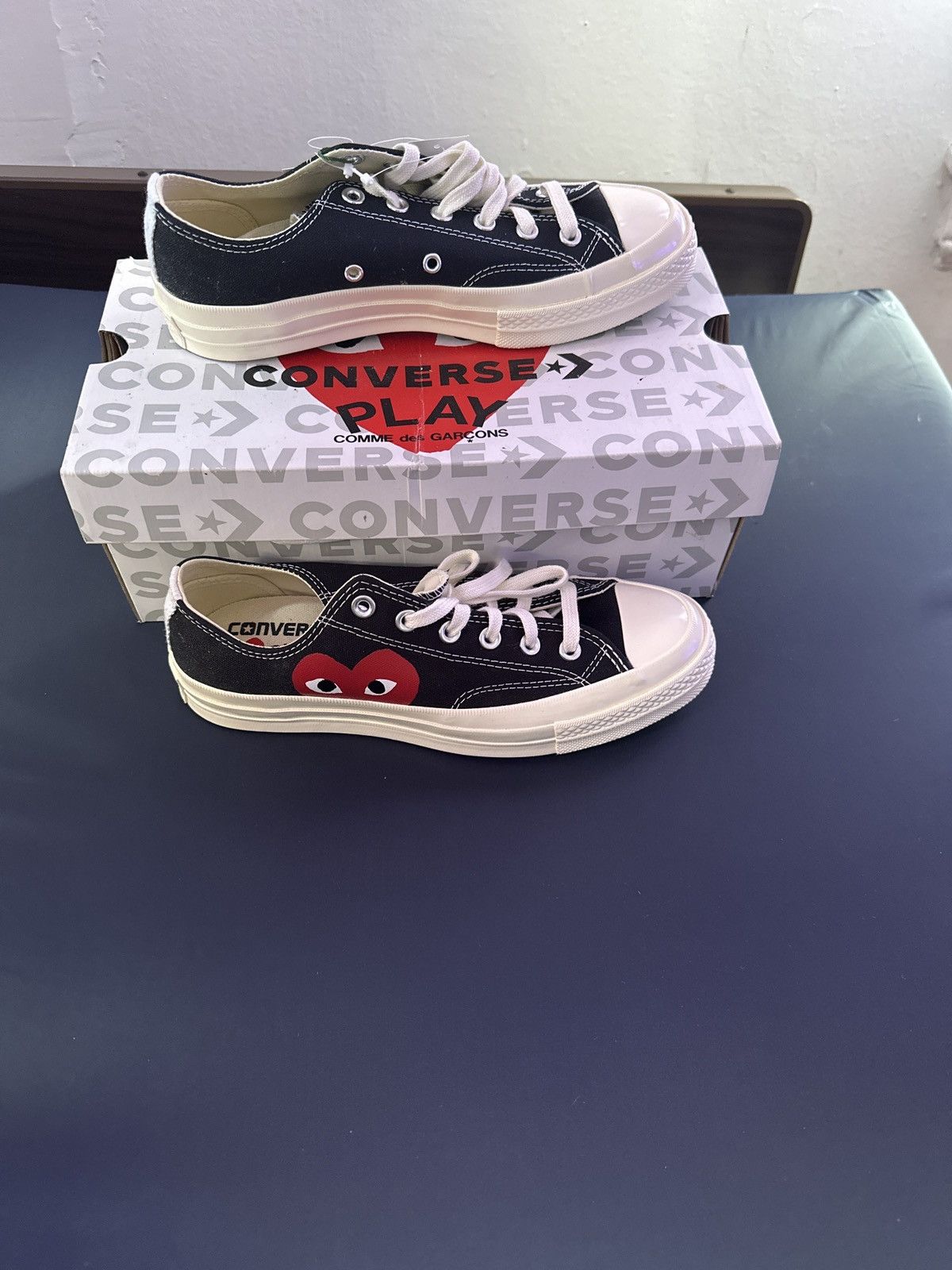 Comme des Garcons PLAY × Converse Converse x PLAY Comme des Garçons Chuck 70 Size US 7 / EU 40 - 1 Thumbnail