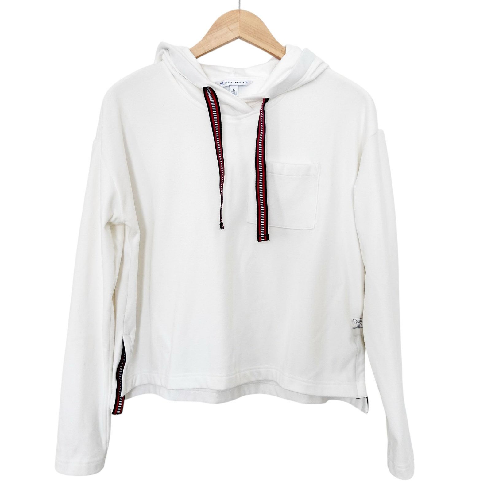 Southern Tide Southern Tide Bristol White Hoodie Sz S Size S / US 4 / IT 40 - 1 Thumbnail